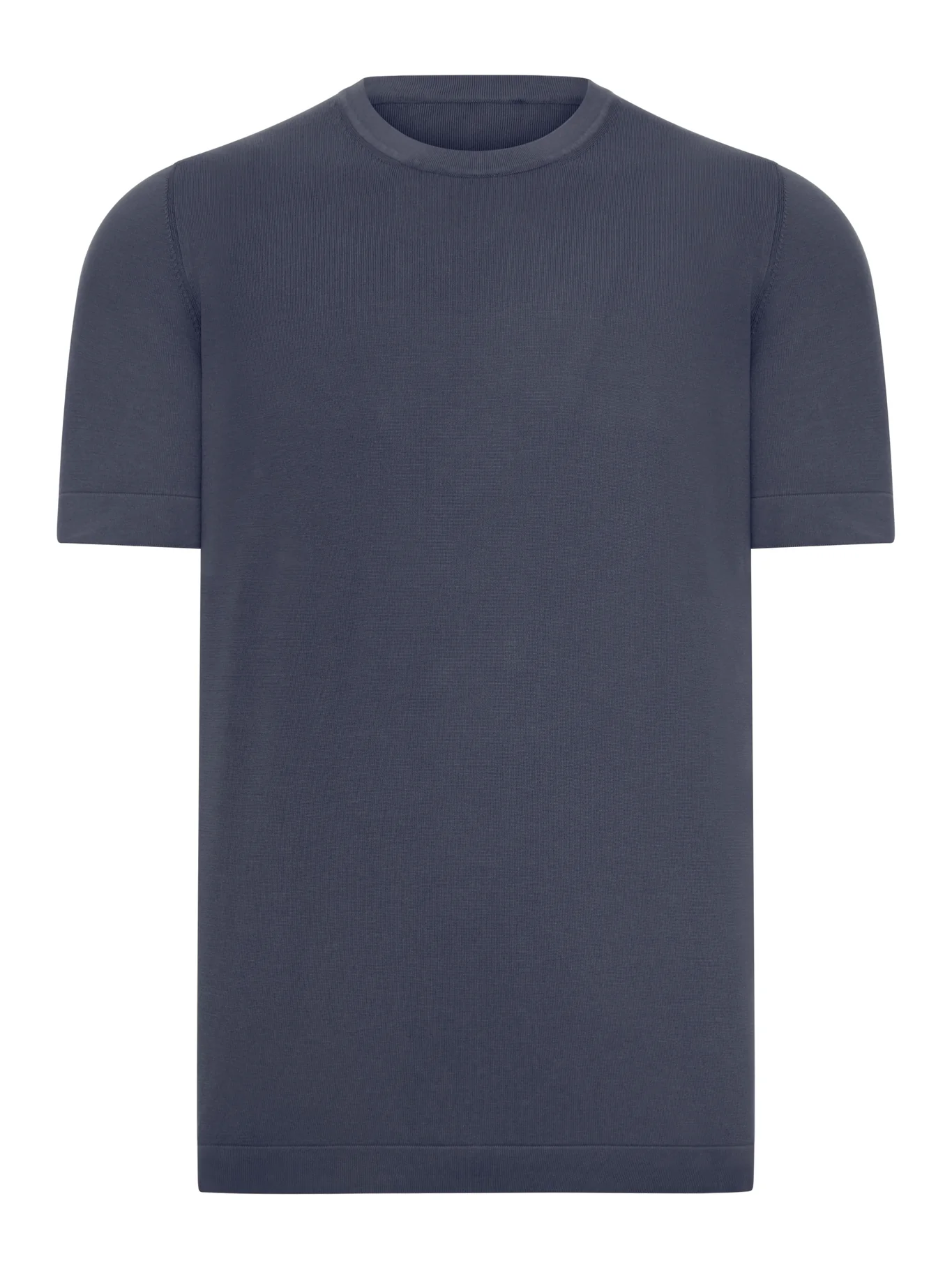 SHORT-SLEEVED COTTON KNITTED T-SHIRT