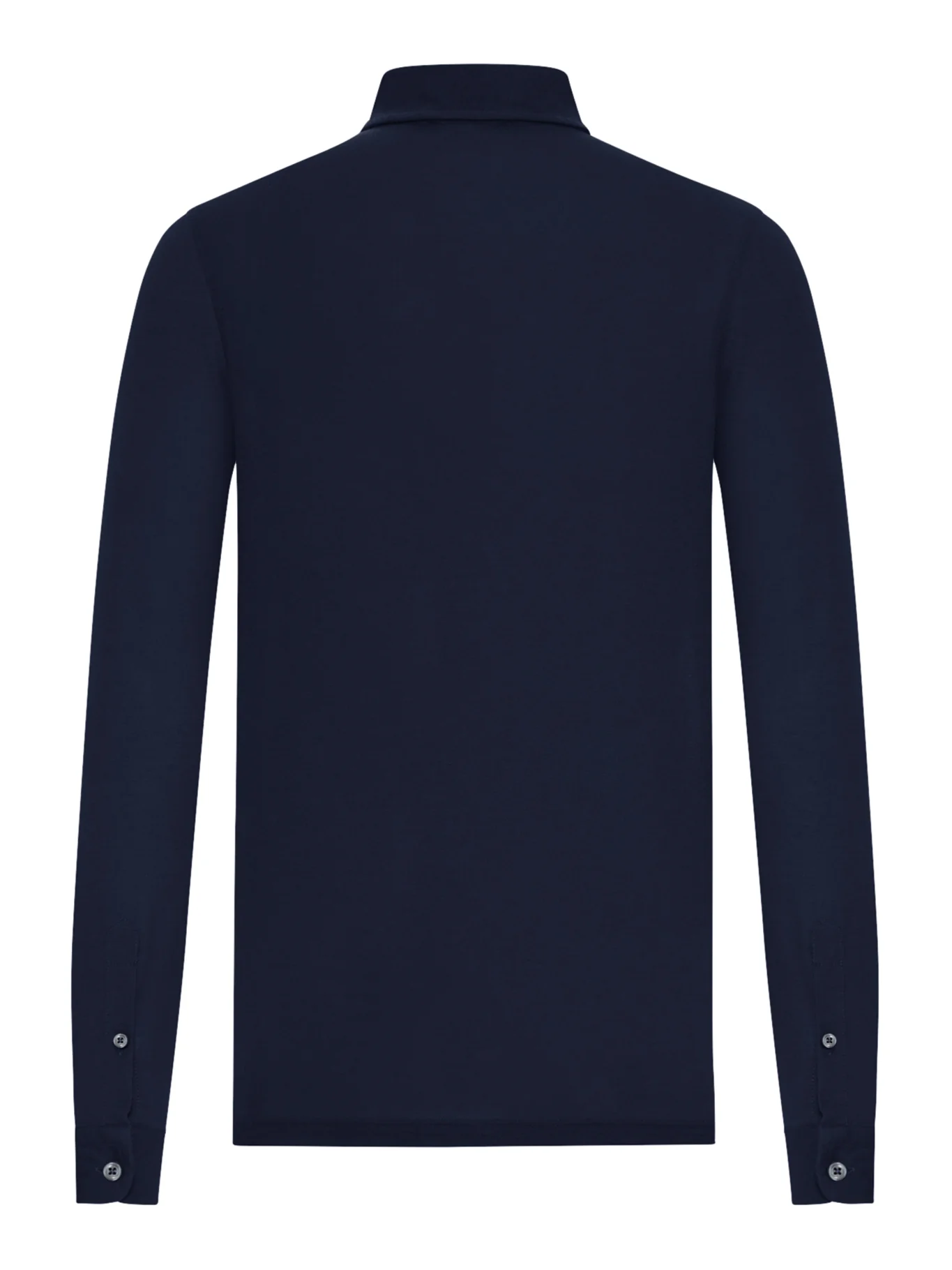 LONG-SLEEVED POLO SHIRT IN LIGHTWEIGHT COTTON - Image 2
