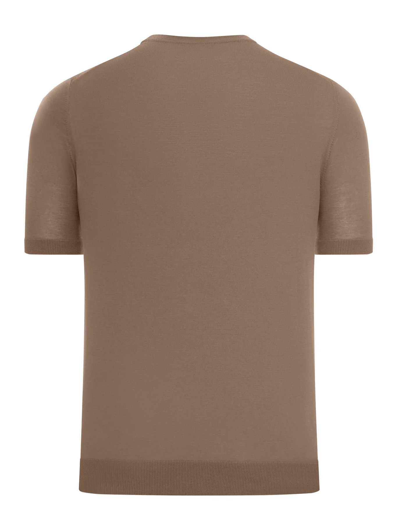 CREW NECK COTTON KNITTED T-SHIRT - Image 2