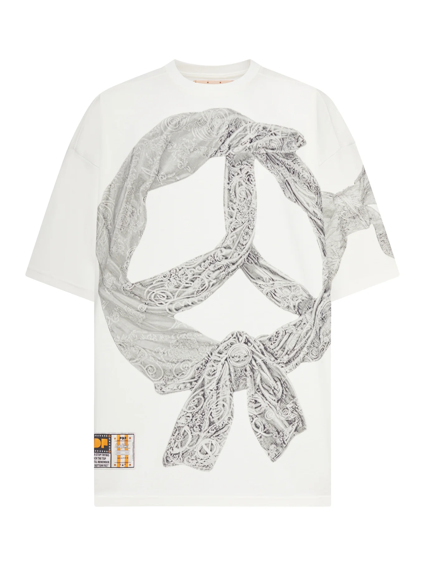 THE BOY WHITE FLAKE T-SHIRT