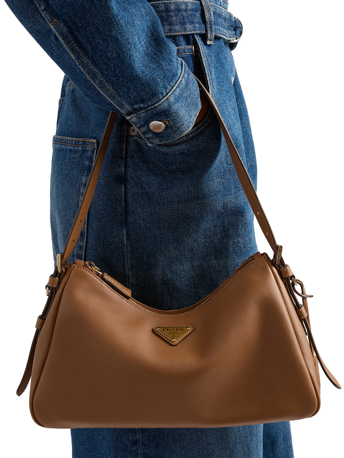AIMEE MEDIUM LEATHER SHOULDER BAG - Image 3