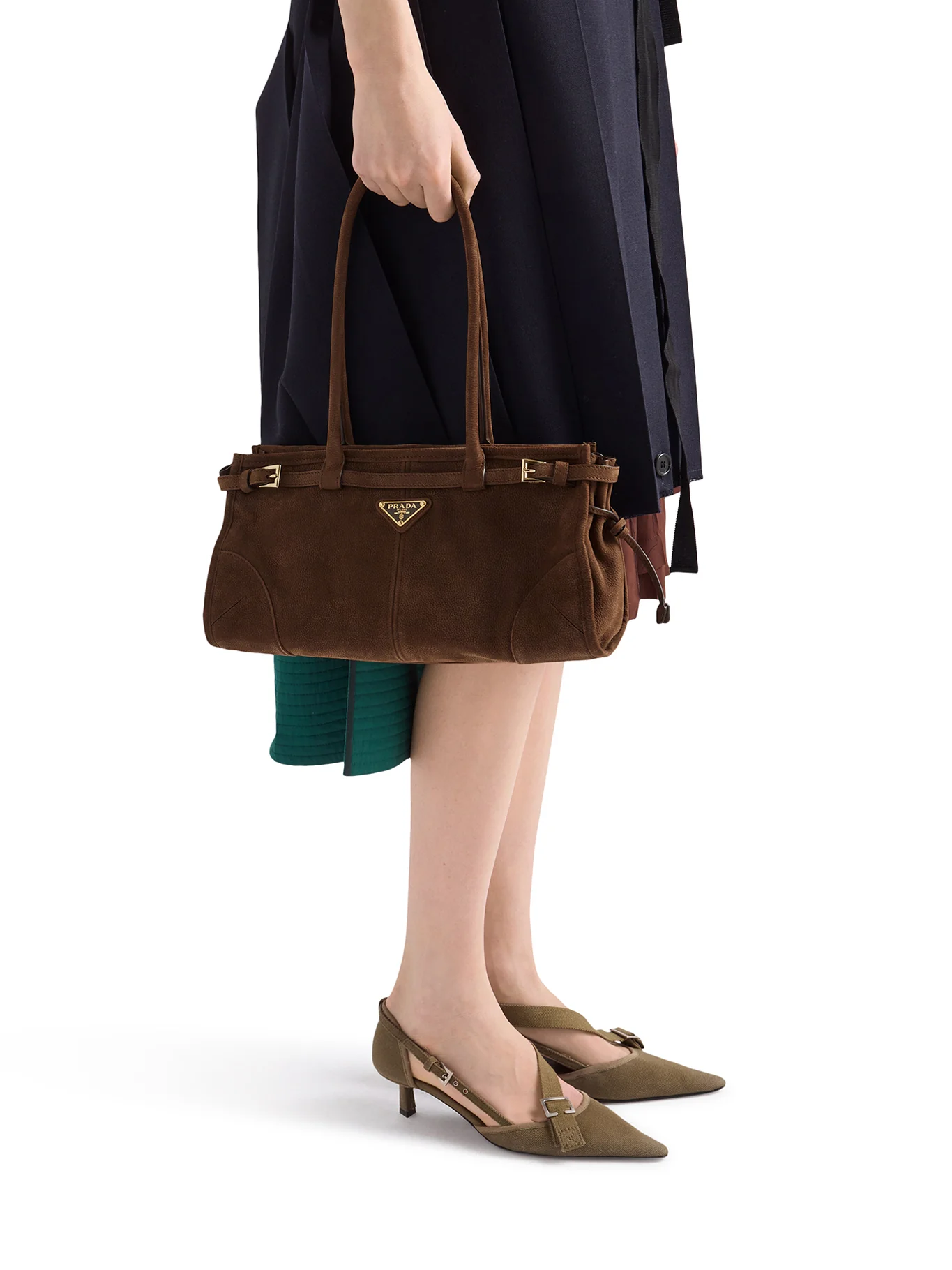 BONNIE MEDIUM HANDBAG IN NUBUCK LEATHER - Image 3