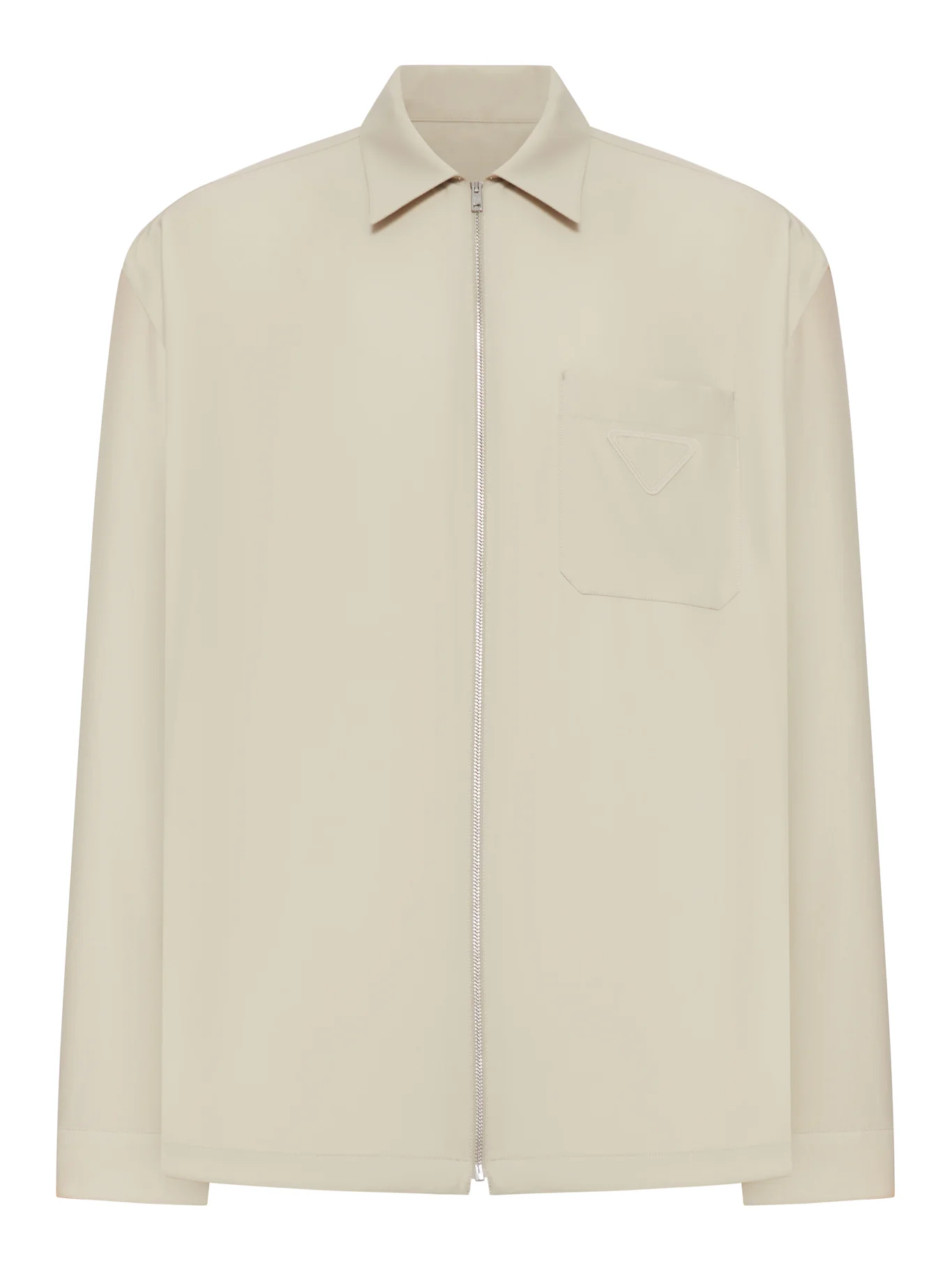 COTTON OVERSHIRT WITH ZIP