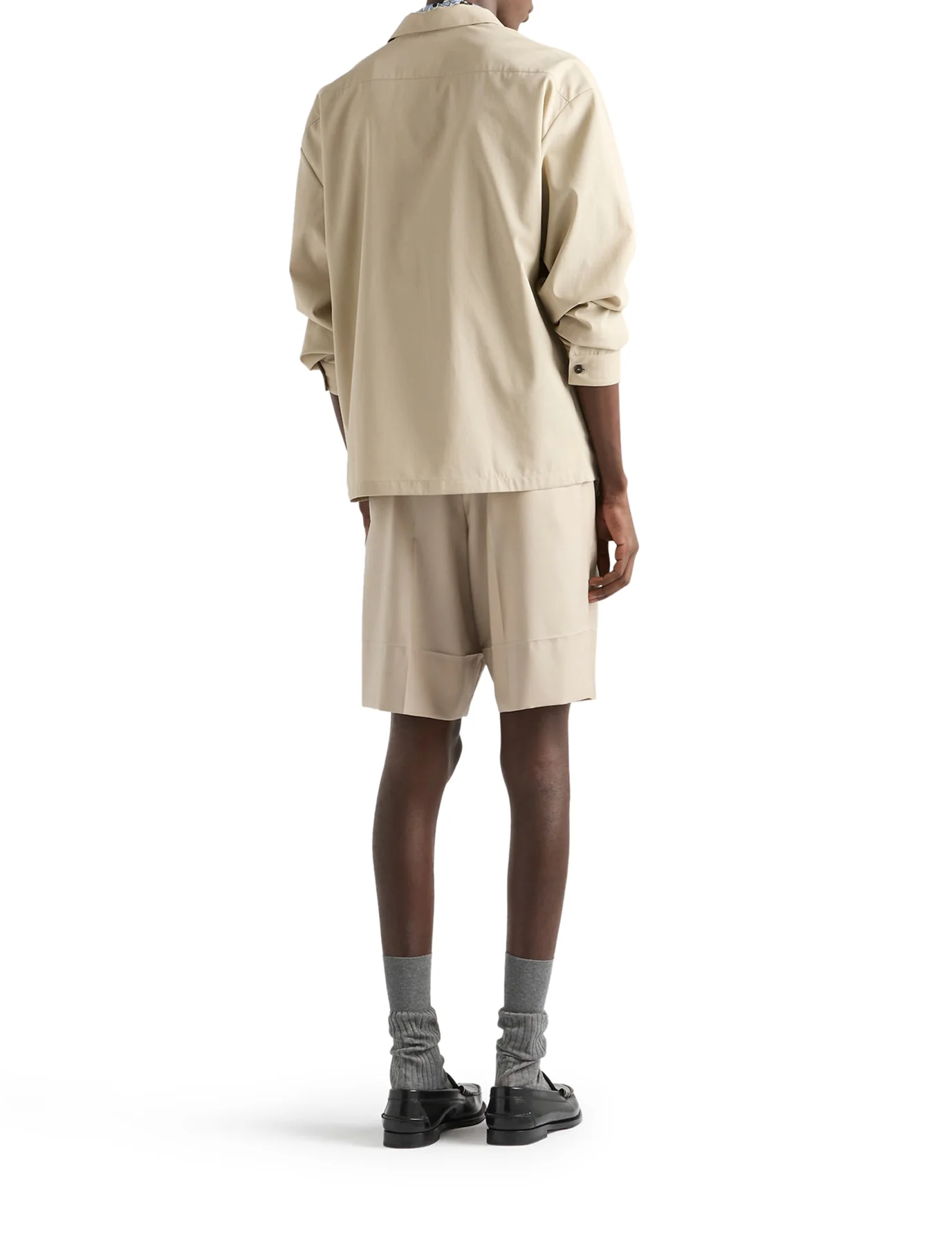 COTTON OVERSHIRT WITH ZIP - Image 4