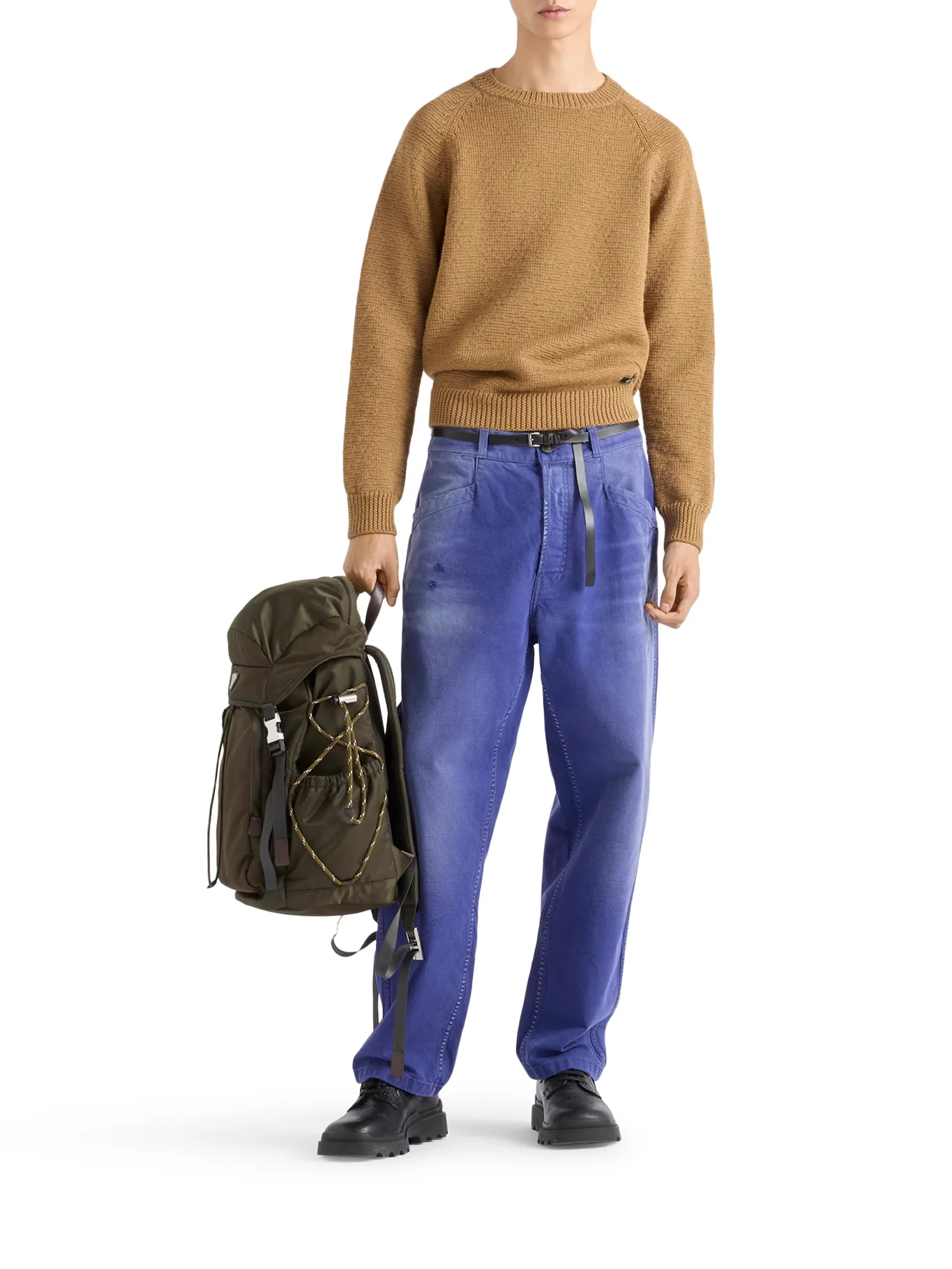 CREW NECK SWEATER IN VIRGIN WOOL - Image 2