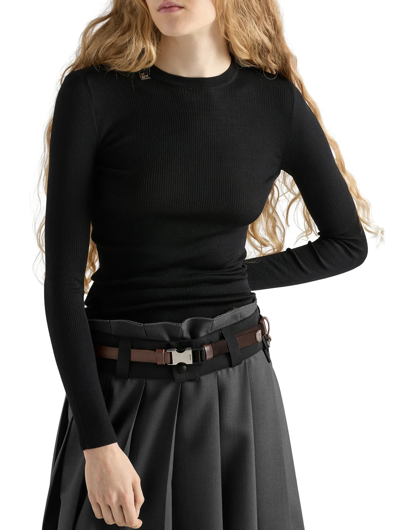 CREW NECK WOOL SWEATER - Image 3