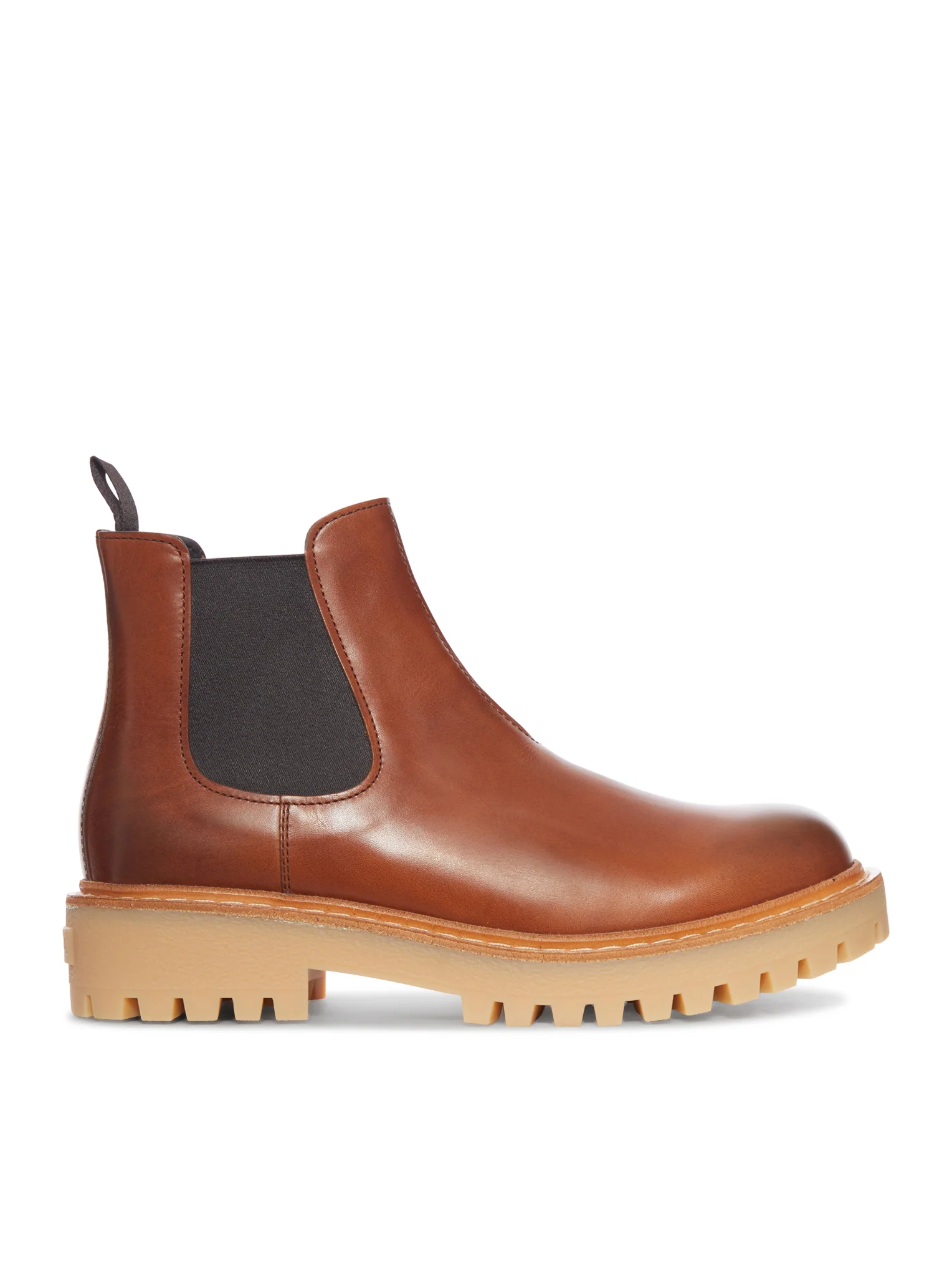 SMOOTH CALF LEATHER ANKLE BOOTS