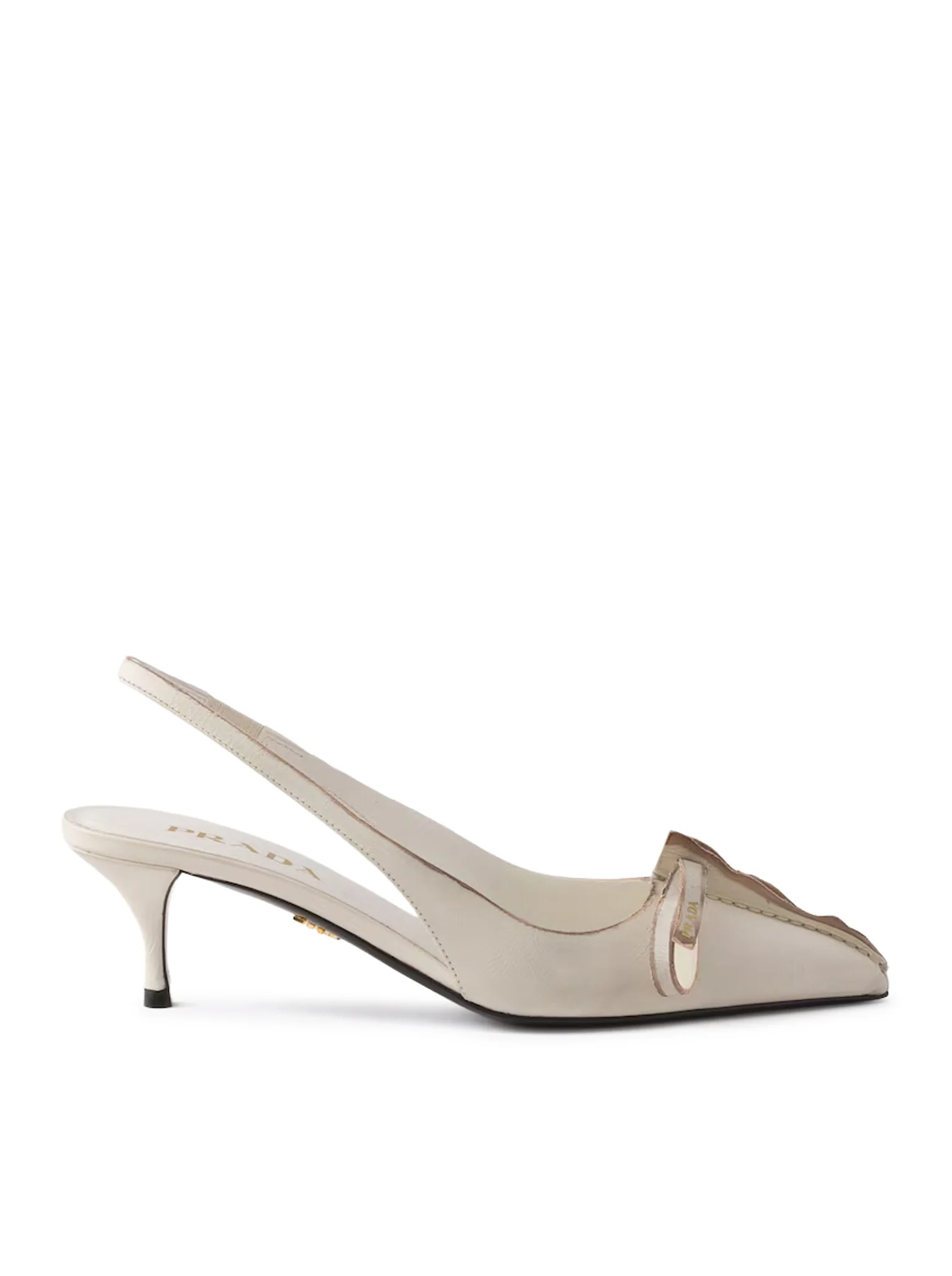 LEATHER SLINGBACK PUMP