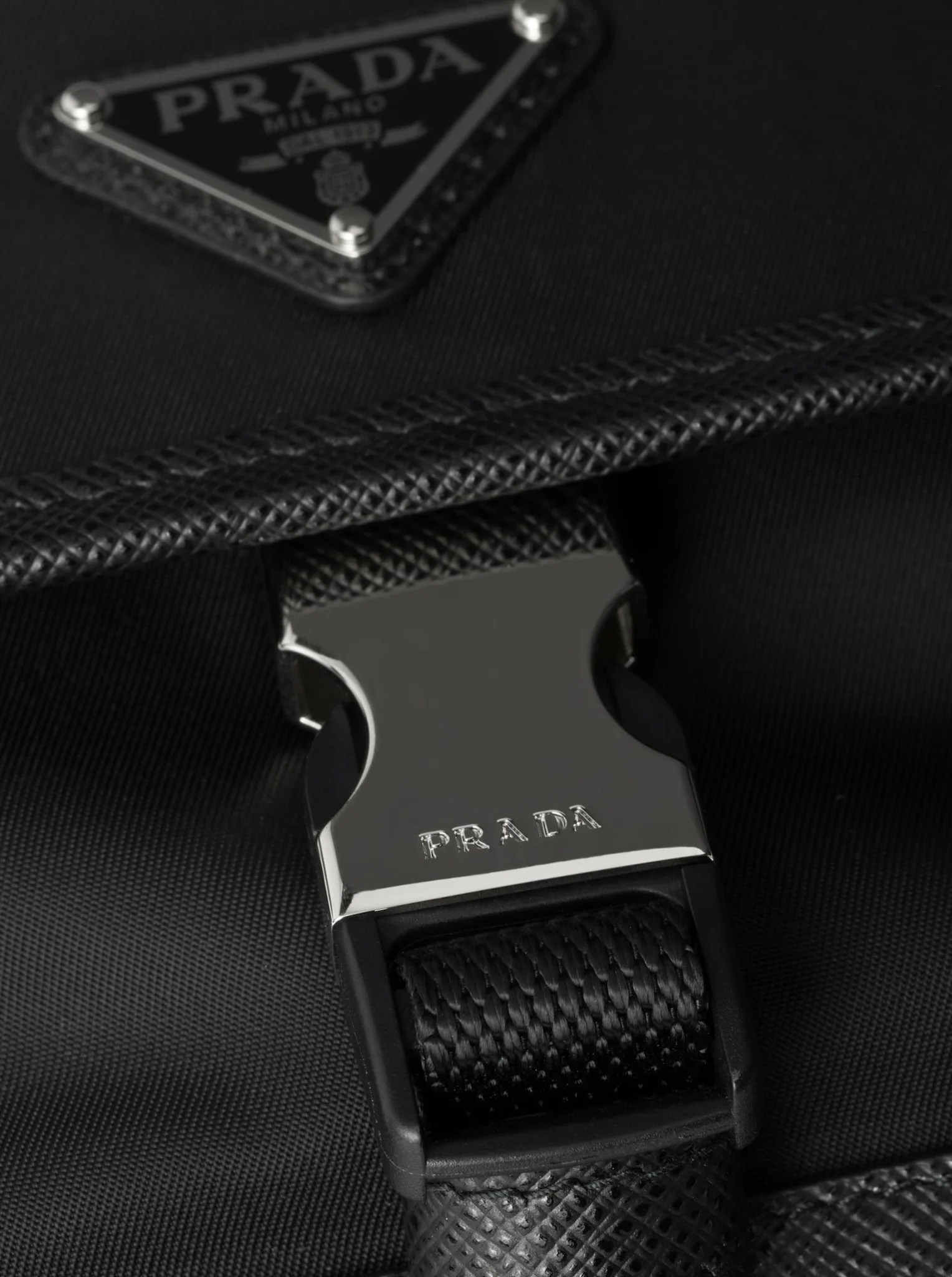 RE-NYLON AND SAFFIANO SMARTPHONE HOLDER - Image 5