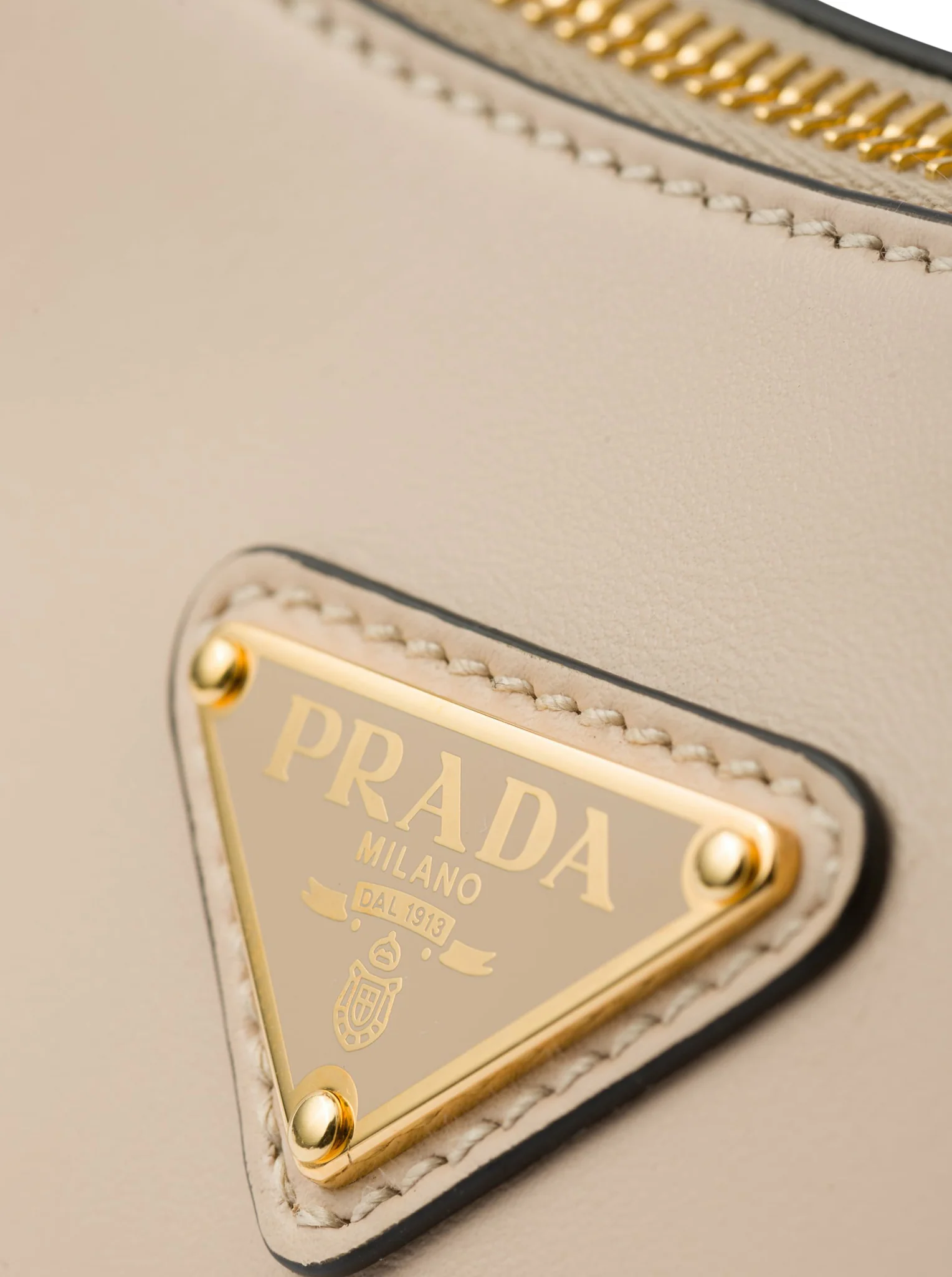 PRADA ARQUÉ LEATHER SHOULDER BAG - Image 9