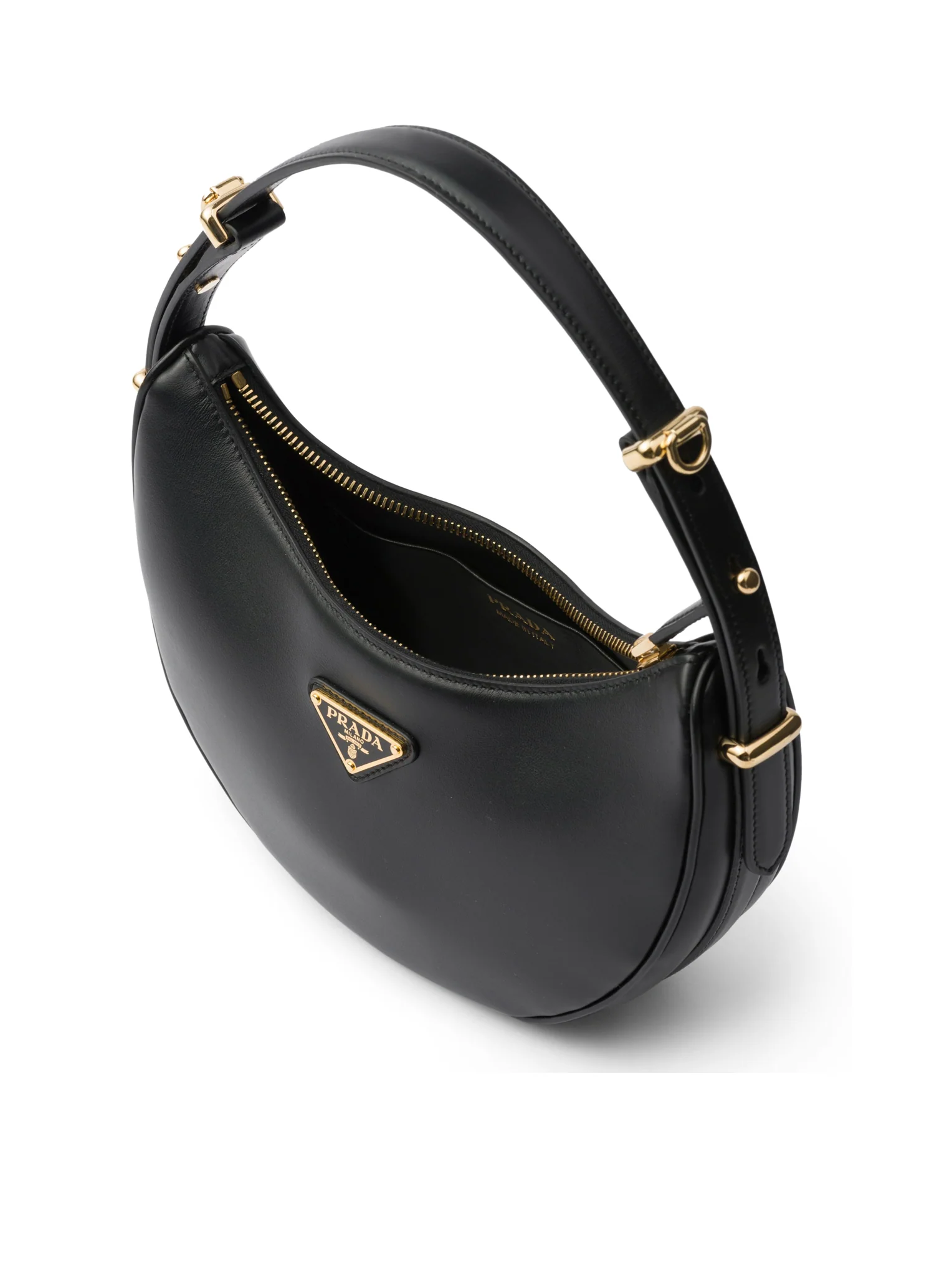 PRADA ARQUÉ LEATHER SHOULDER BAG - Image 6