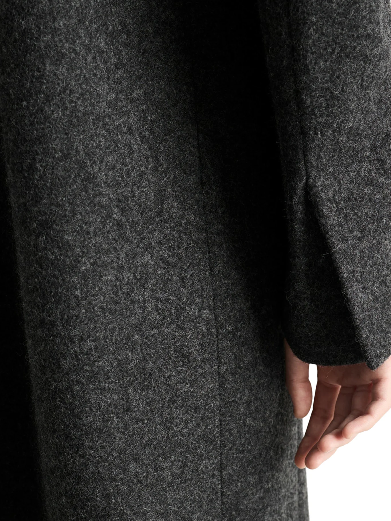 SHETLAND WOOL COAT WITH JEWEL BUTTONS - Image 5