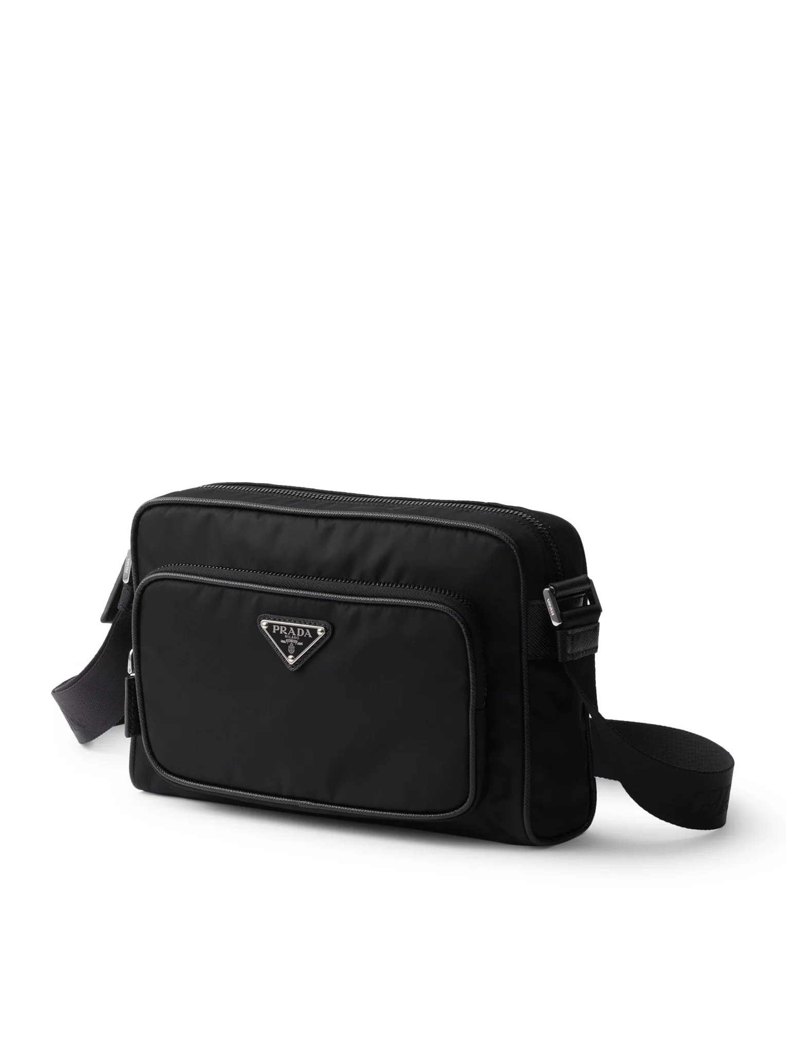 SMALL SHOULDER BAG IN RE-NYLON AND SAFFIANO - Image 5