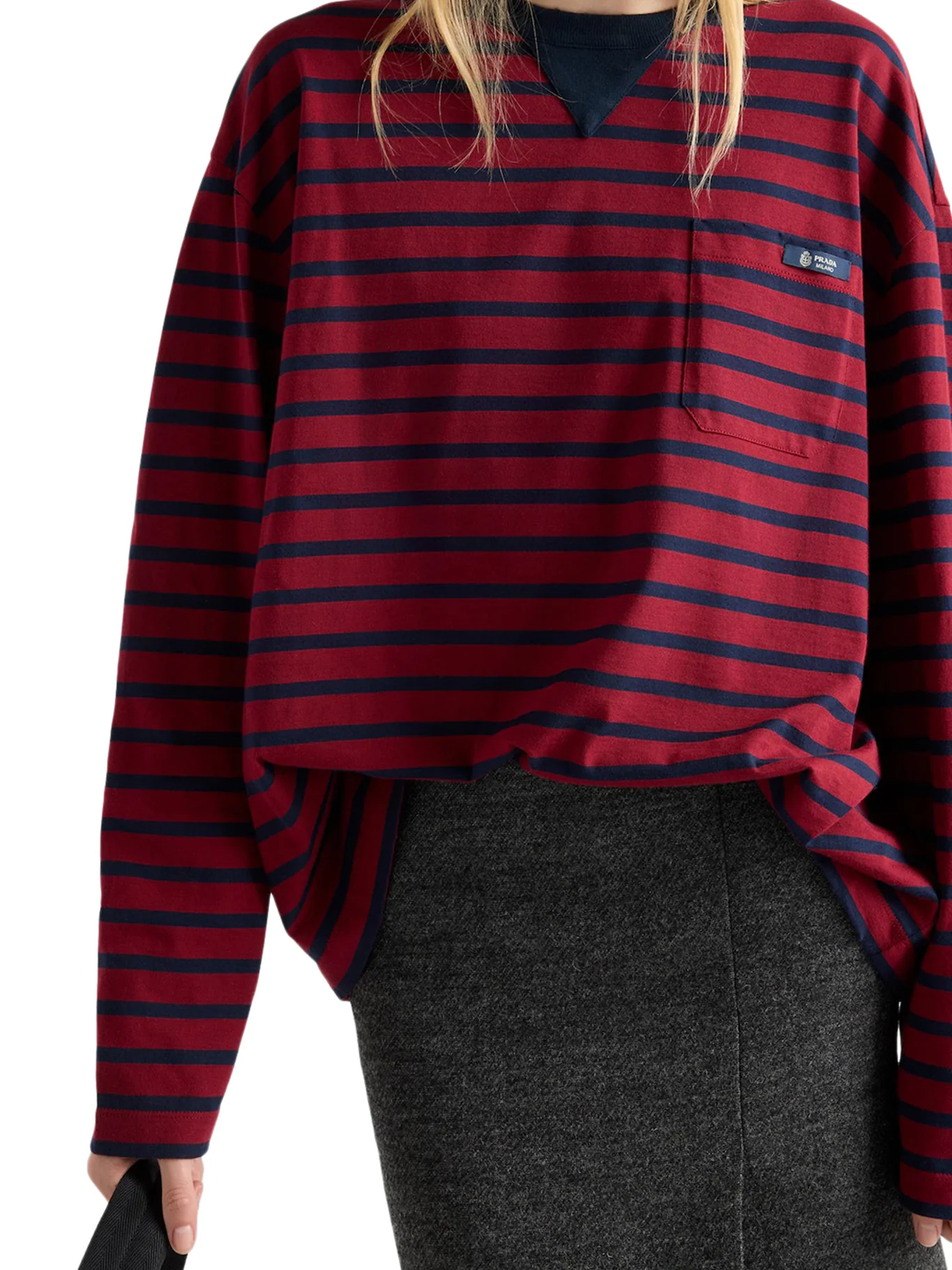 STRIPED COTTON SWEATER - Image 4