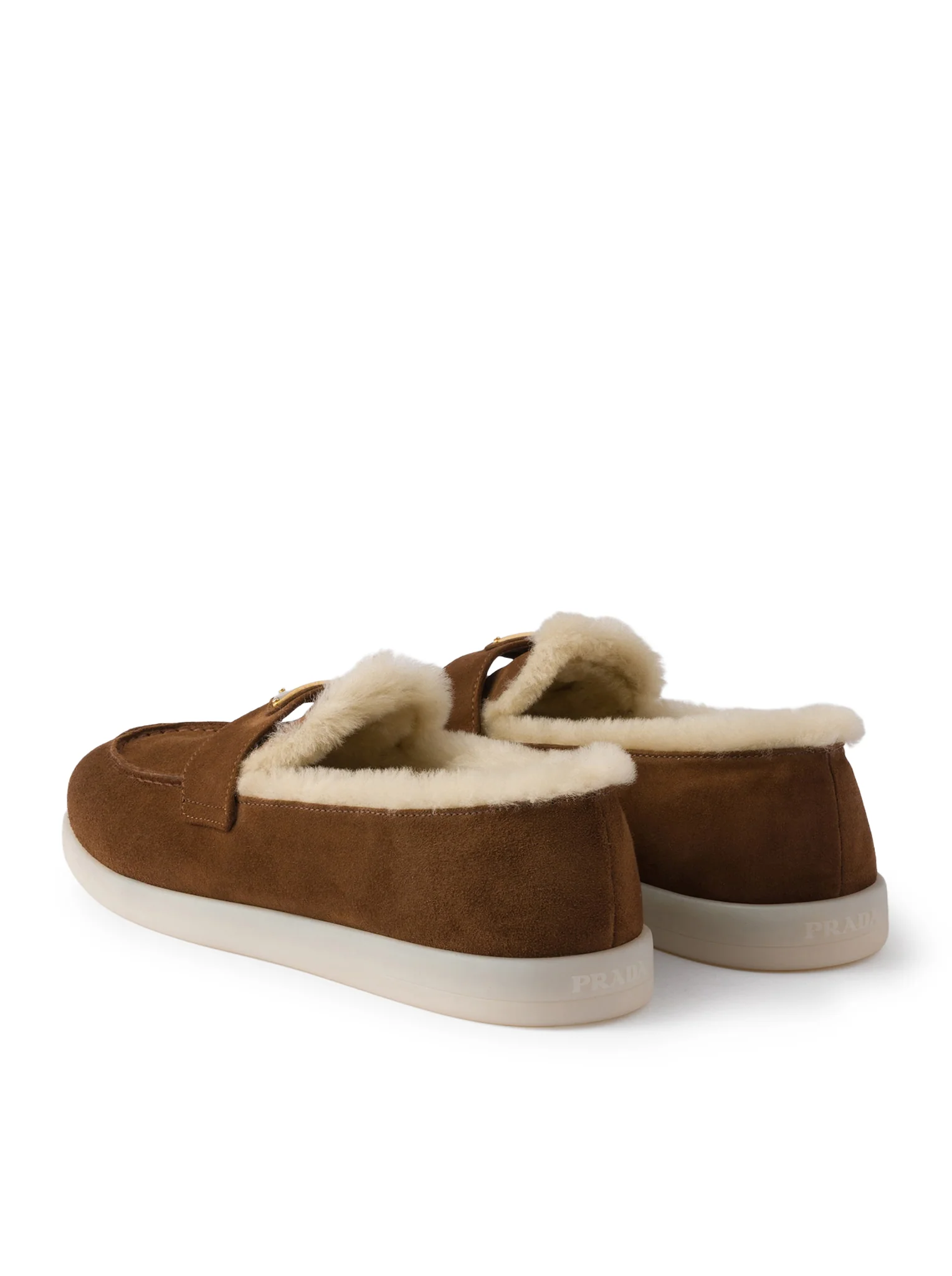 SUEDE AND SHEEPSKIN LOAFERS - Image 3