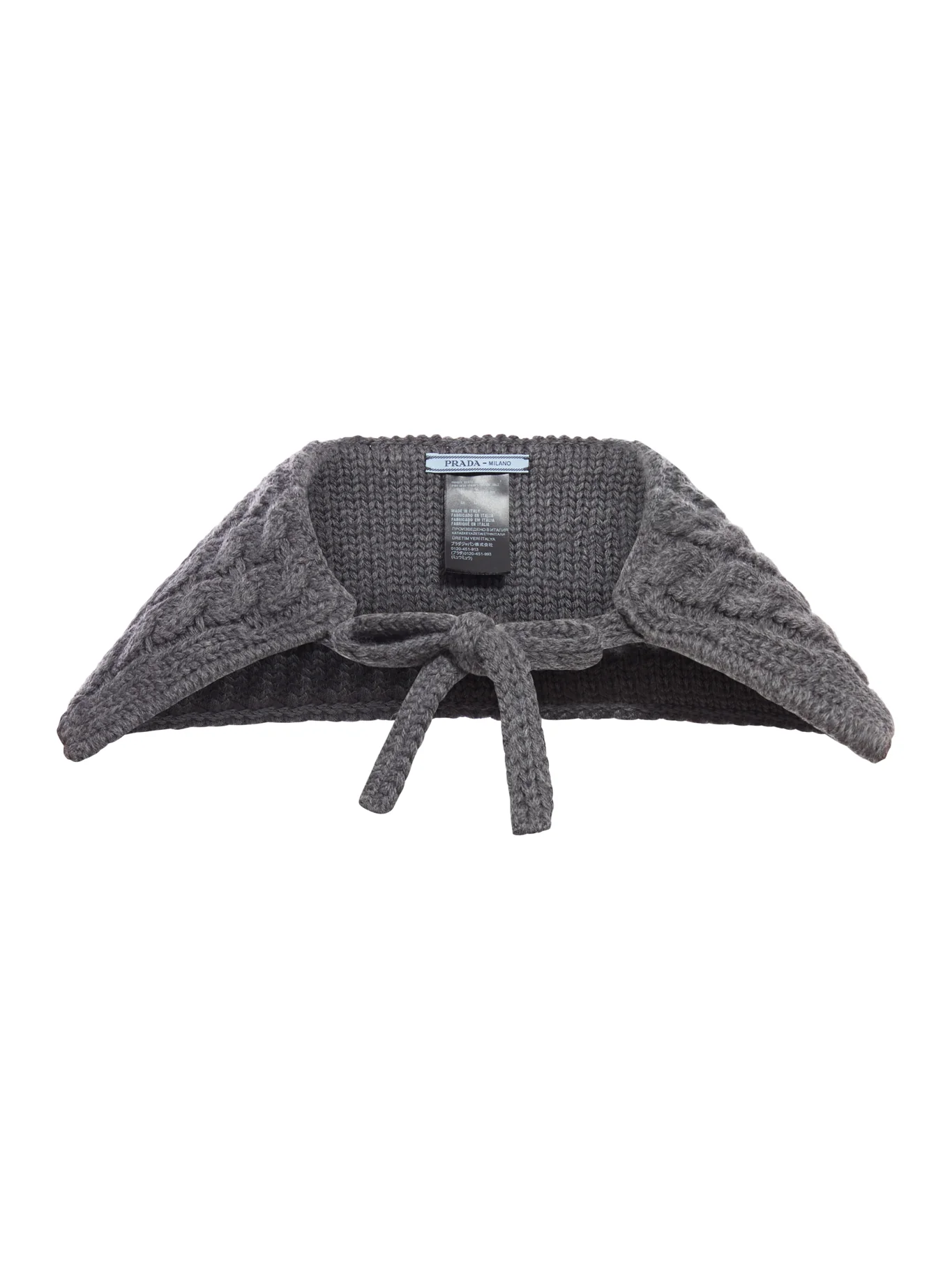 WOVEN SHAWL IN WOOL AND CASHMERE BLEND