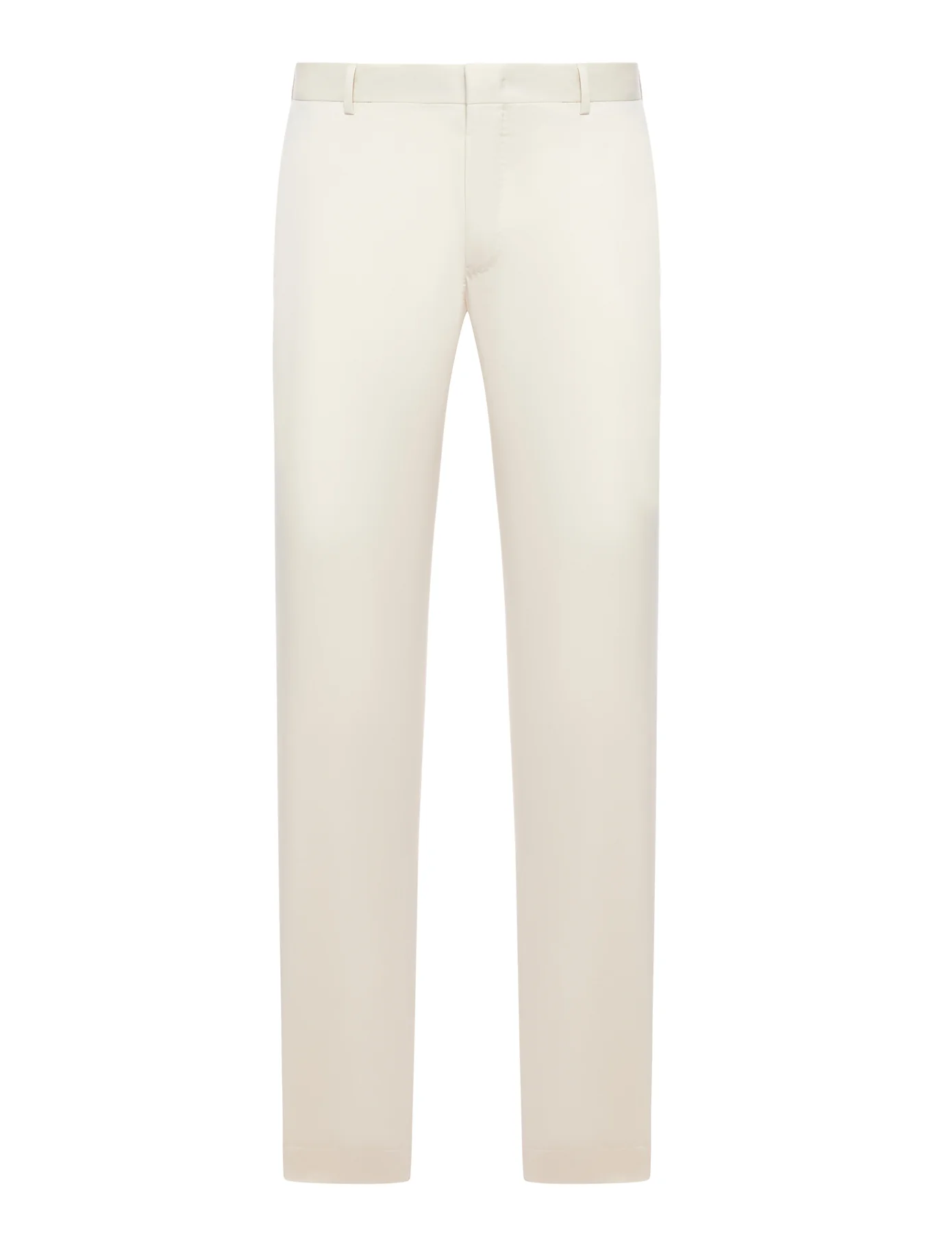 TAILORED COTTON BLEND TROUSERS