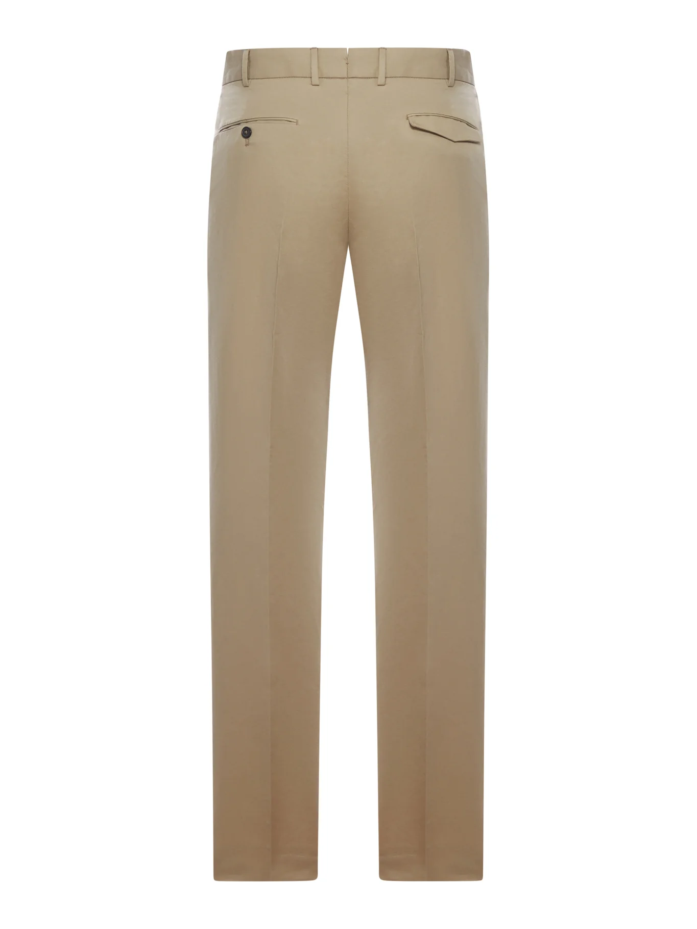TAILORED TROUSERS IN LINEN AND COTTON BLEND - Image 2