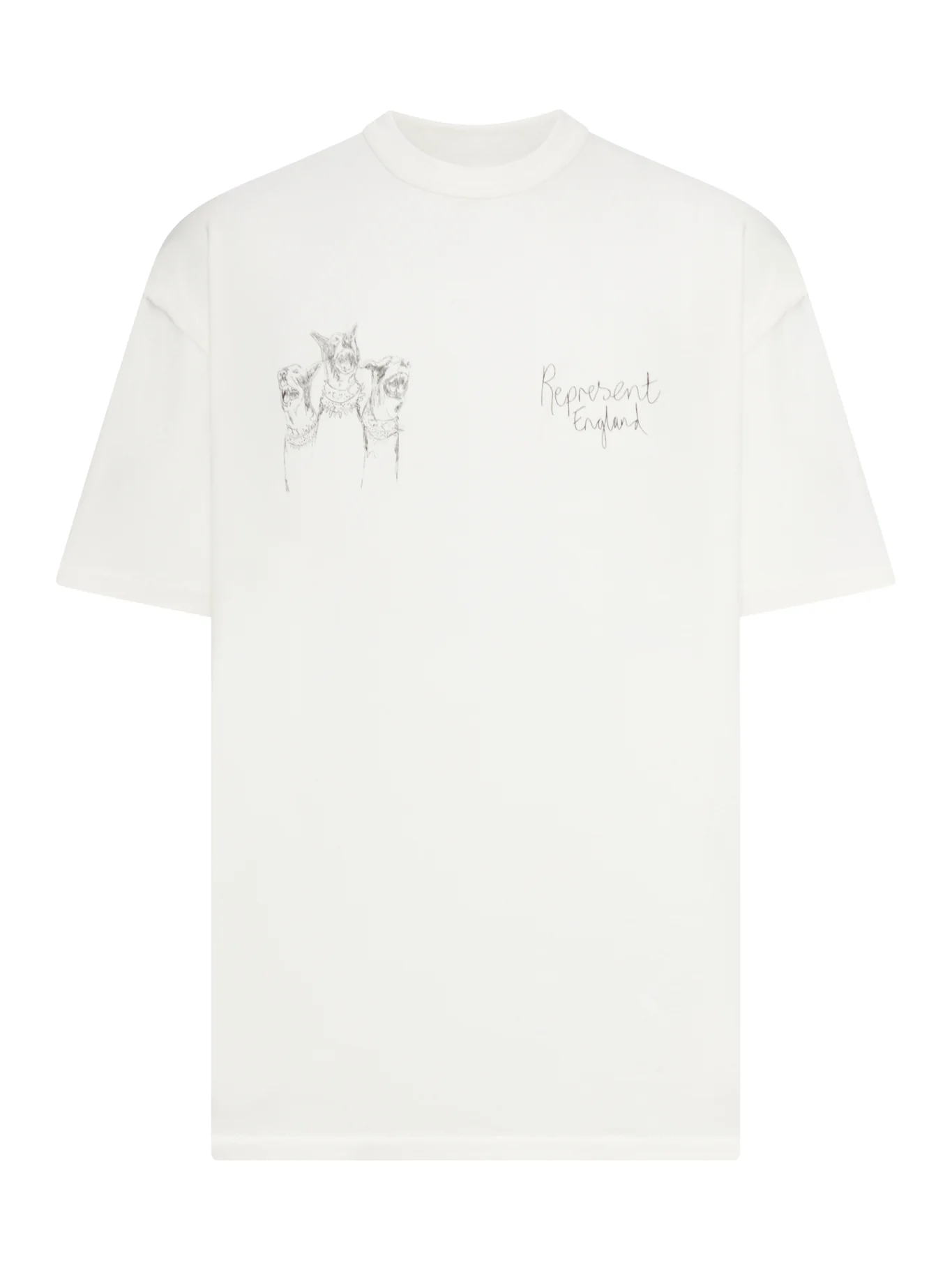 CREW NECK COTTON T-SHIRT WITH PRINT