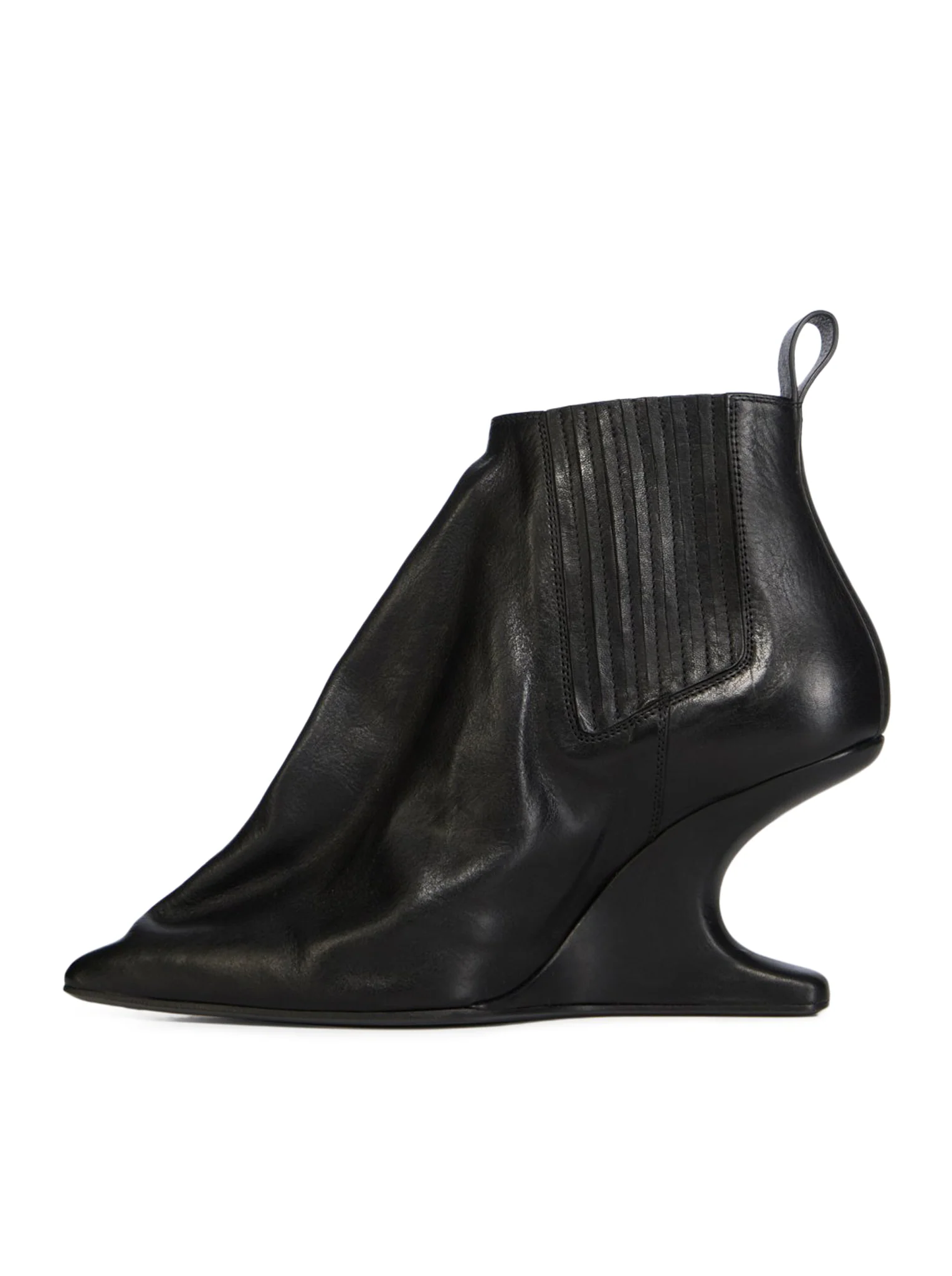 ANKLE TACO LEATHER BOOTS - Image 5