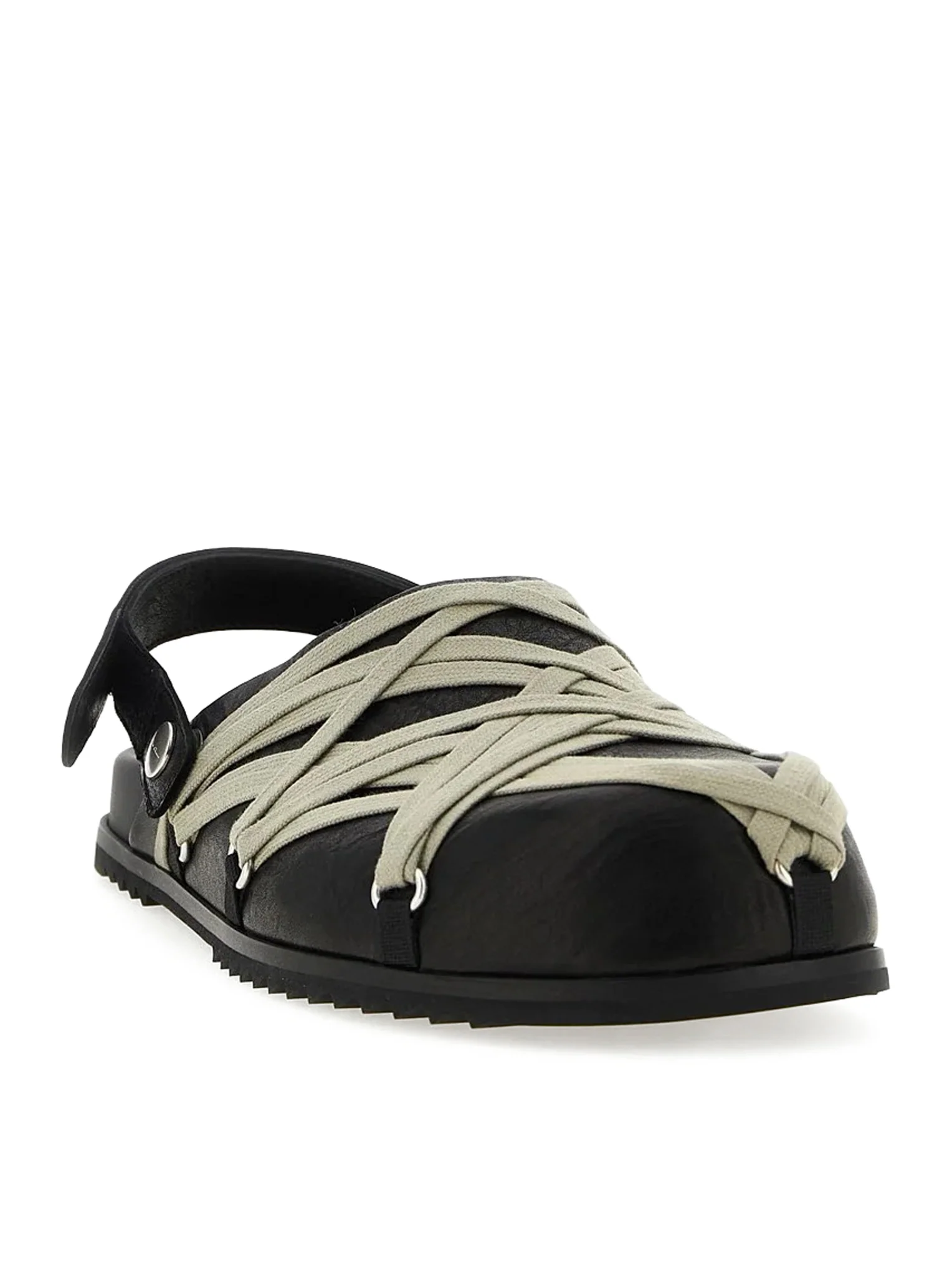 BLACK MEGALACED MULES - Image 2