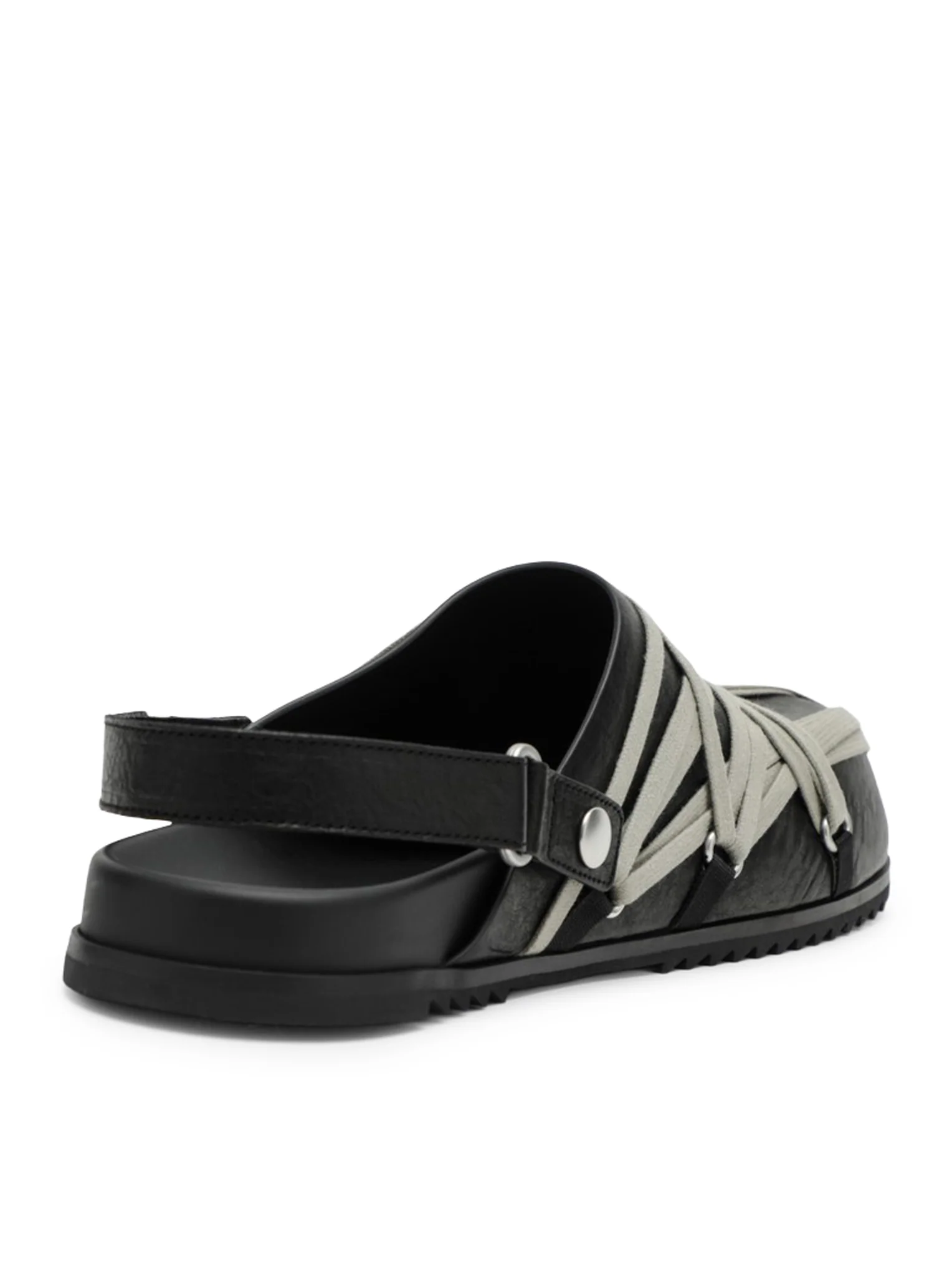 BLACK MEGALACED MULES - Image 3