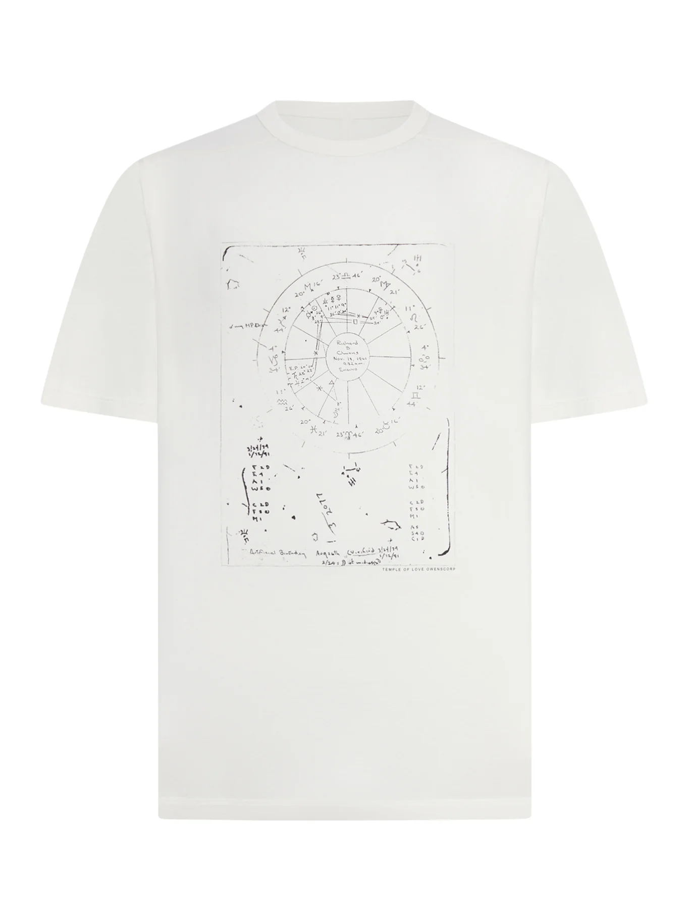BRAD T CREW NECK COTTON T-SHIRT WITH PRINT