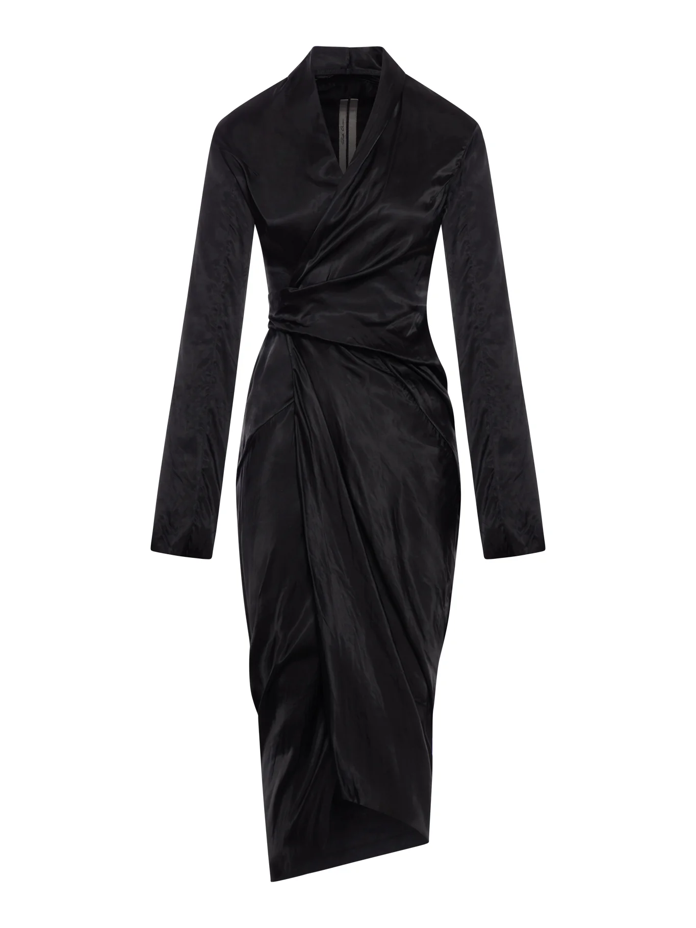 DRAPED WRAP DRESS