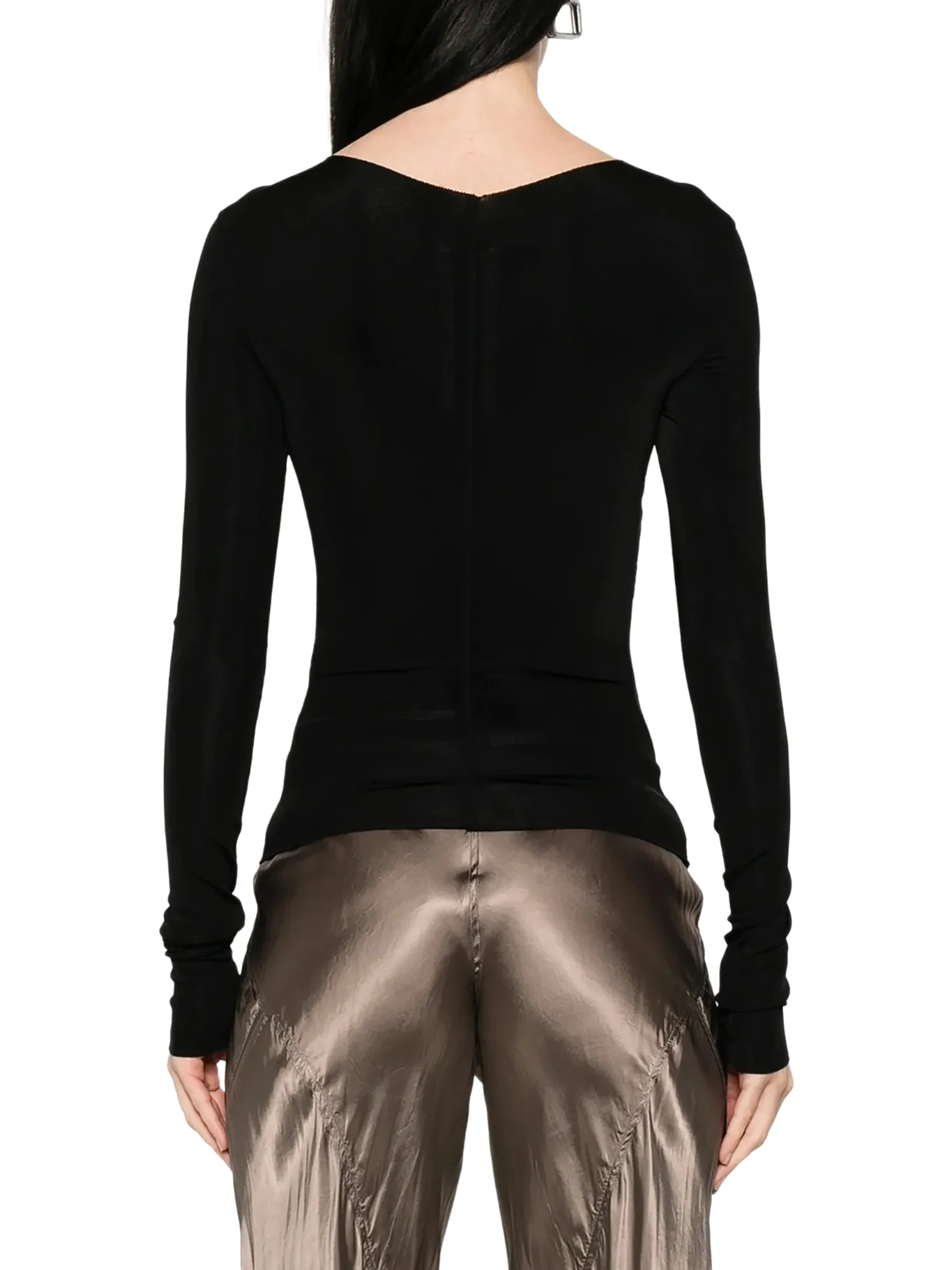 FITTED TEMPLE TOP WITH V-NECK BACK - Image 4