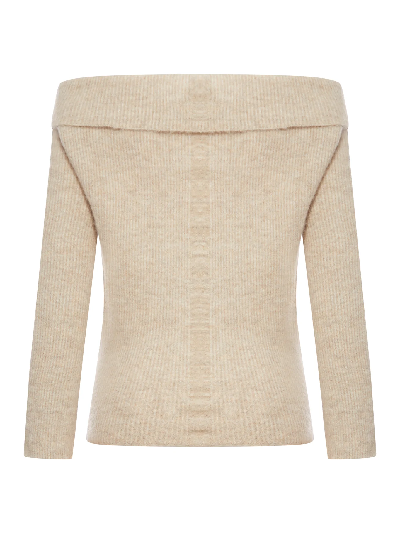 RIBBED SWEATER WITH OFF-THE-SHOULDER - Image 2