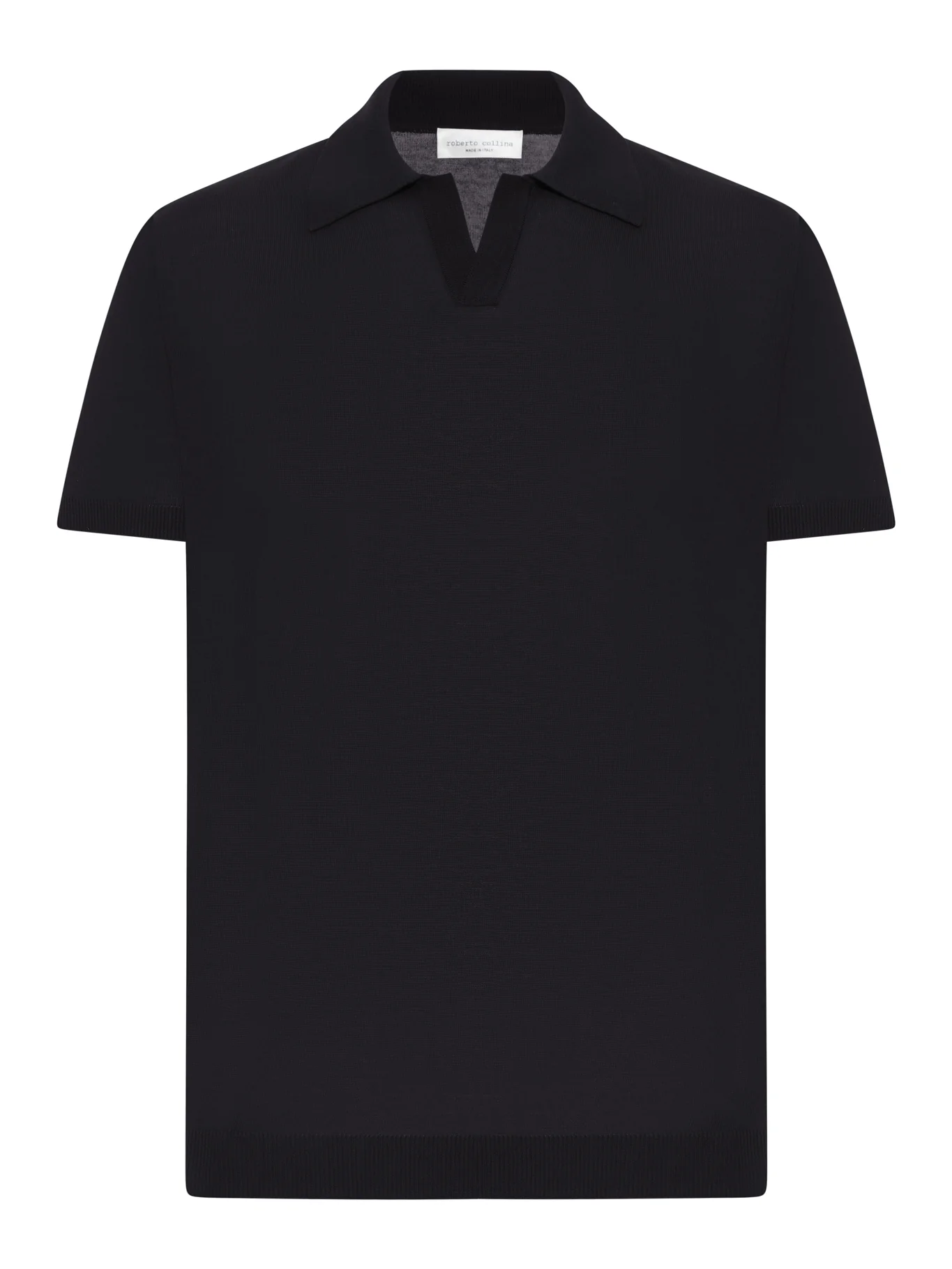 COTTON POLO SHIRT WITHOUT BUTTONS