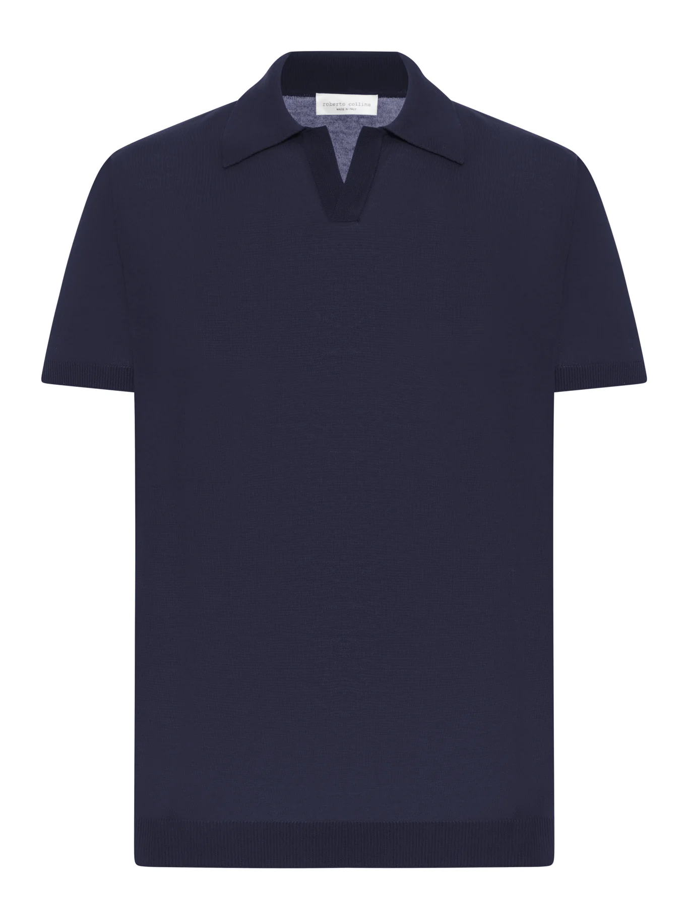 COTTON POLO SHIRT WITHOUT BUTTONS