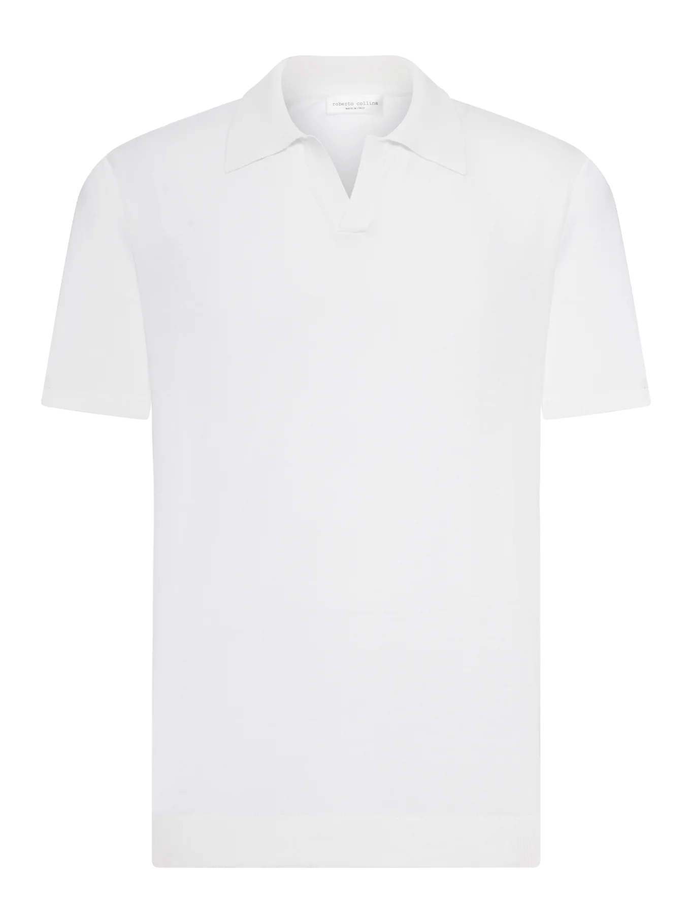 COTTON POLO SHIRT WITHOUT BUTTONS