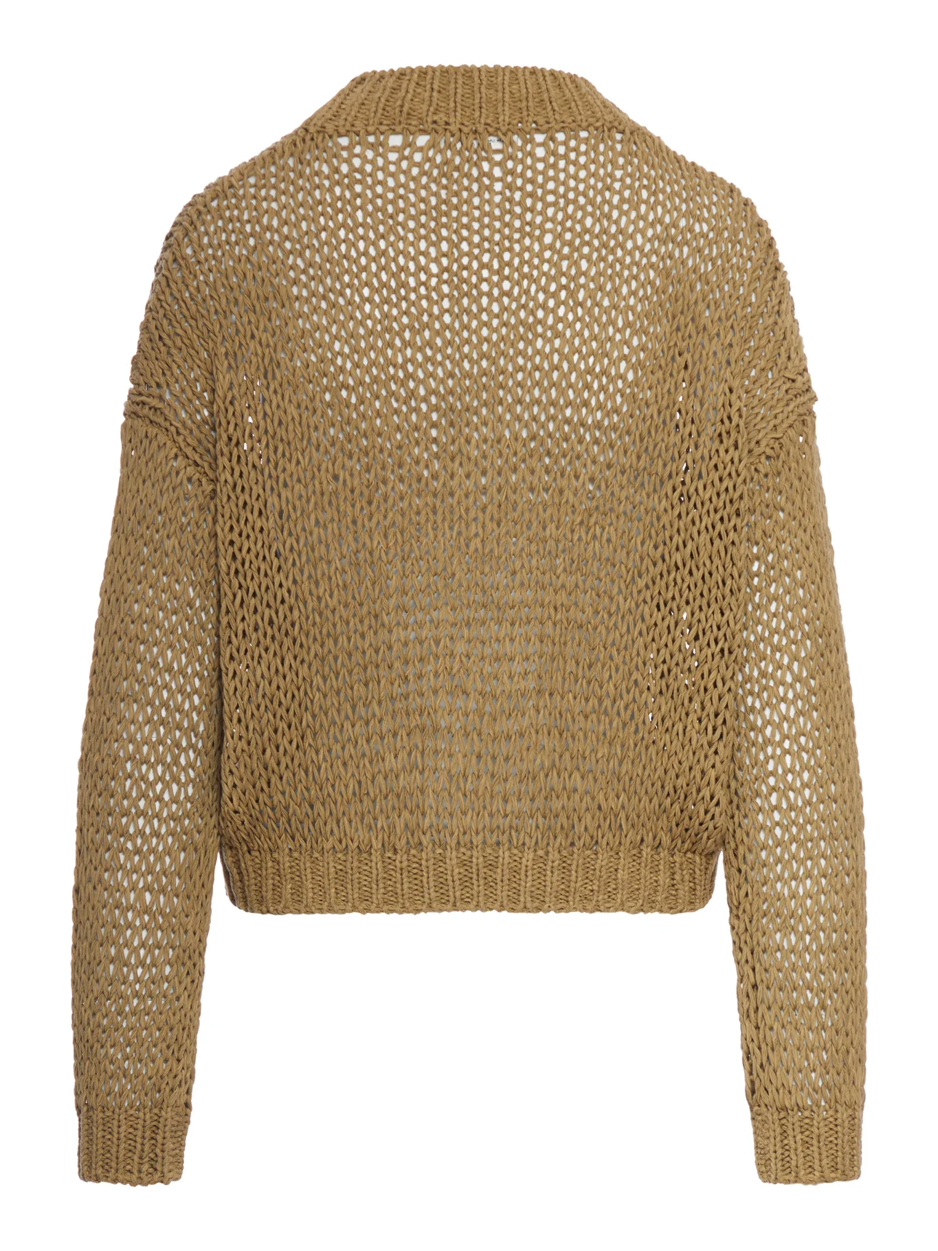 CROPPED CARDIGAN IN PERFORATED KNIT - Image 2
