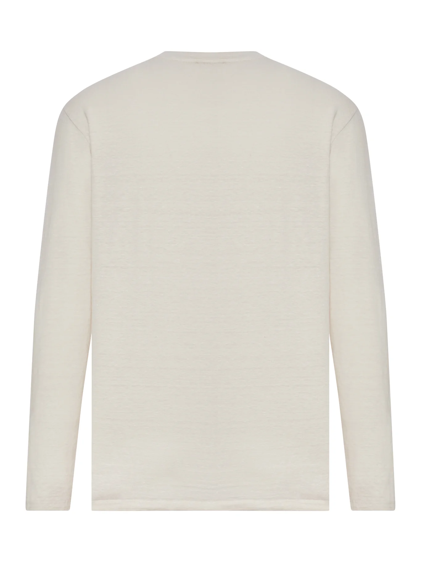 LONG-SLEEVED LINEN SERAFINO SWEATER - Image 2