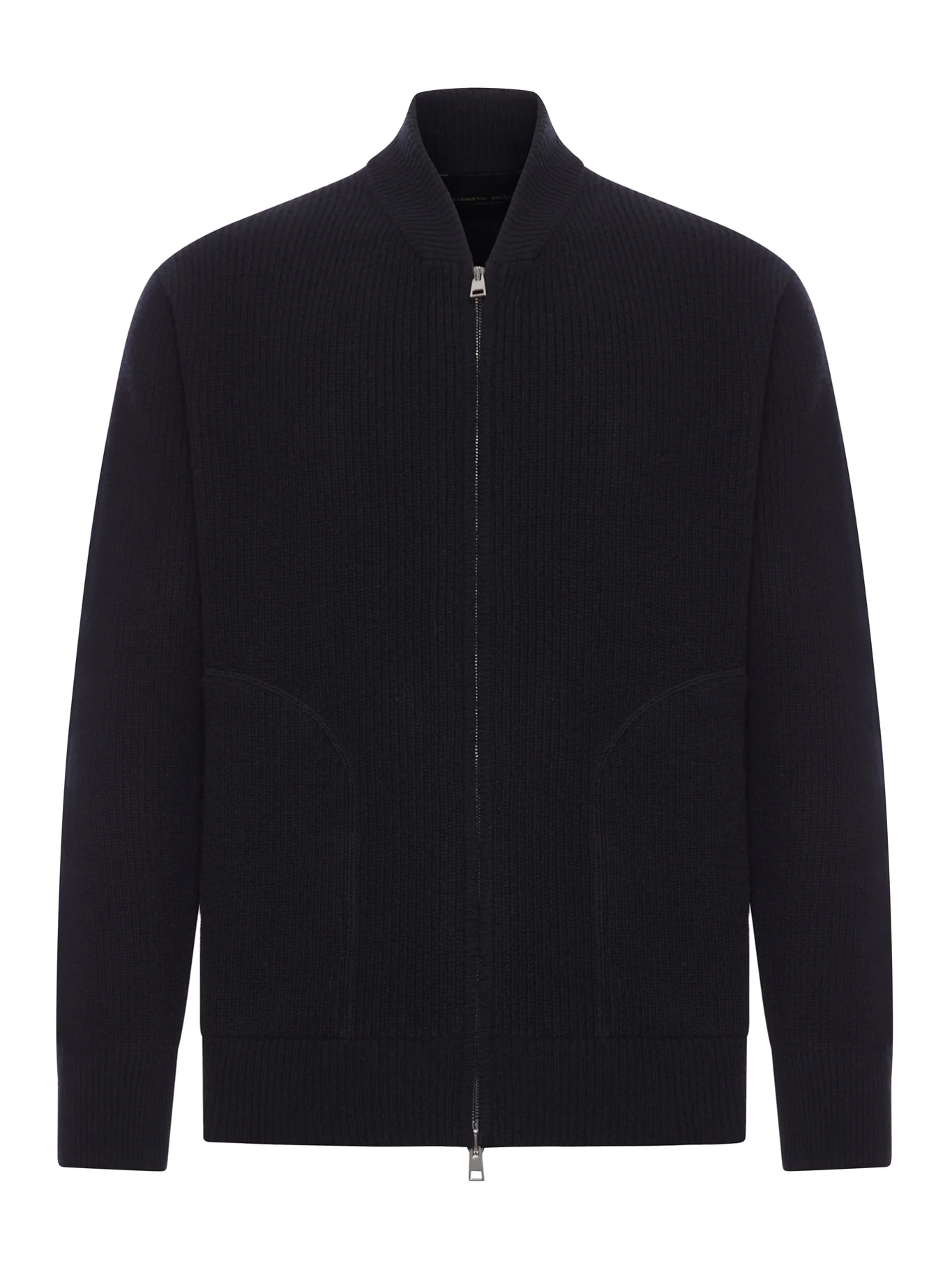WOOL SWEATER WITH ZIP