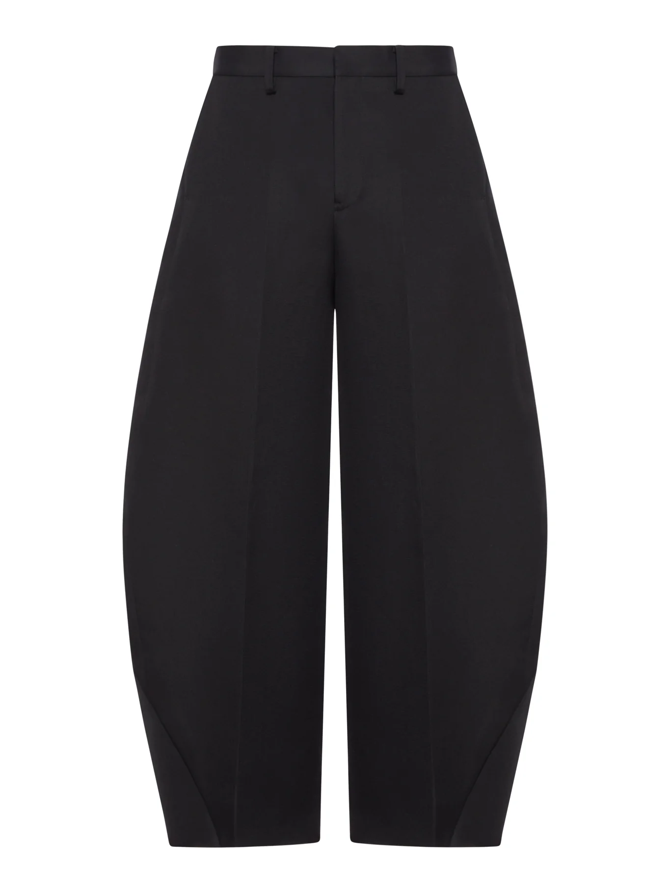COTTON AND SILK BALLOON TROUSERS
