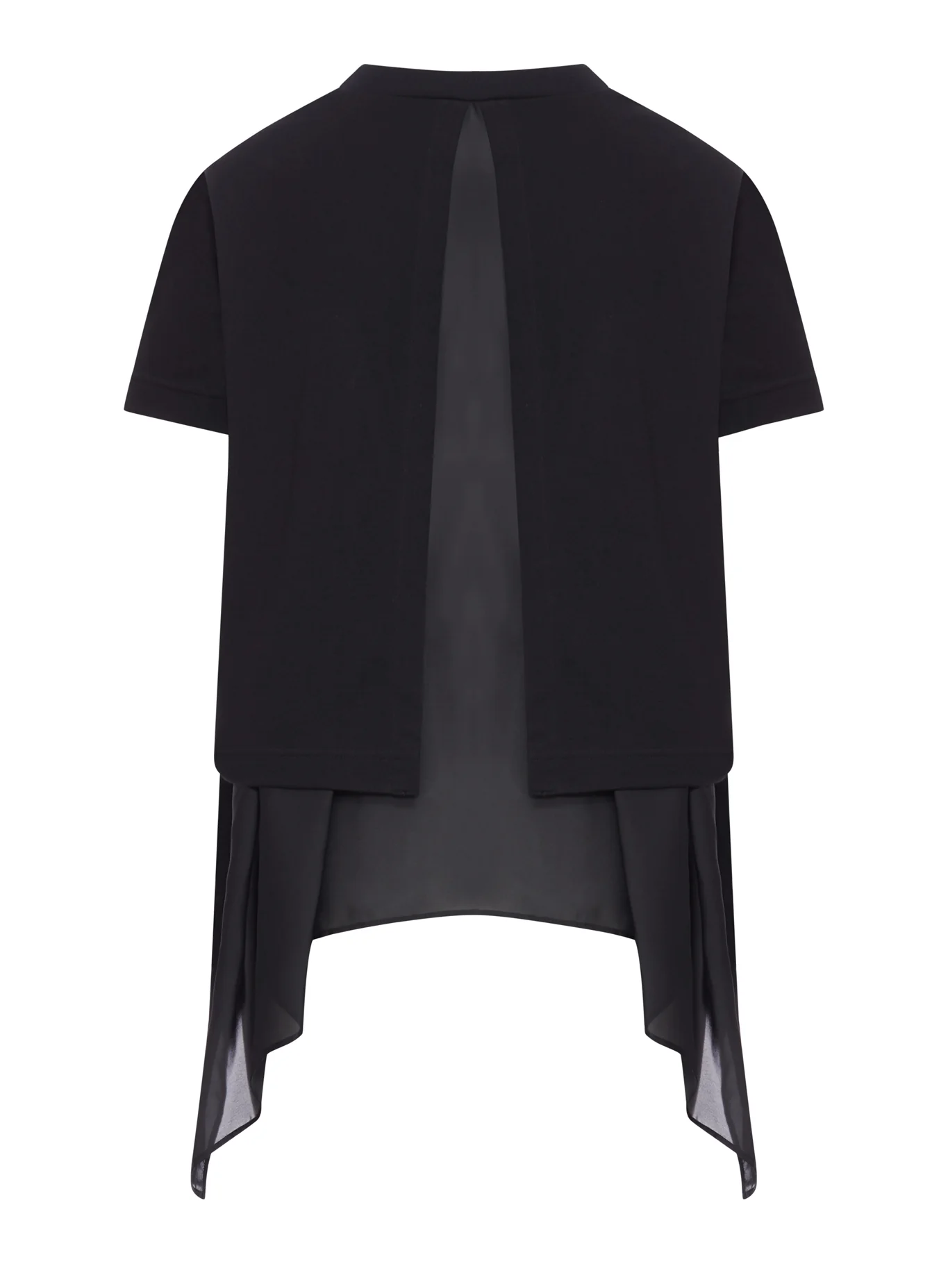COTTON JERSEY AND SATIN T-SHIRT - Image 2
