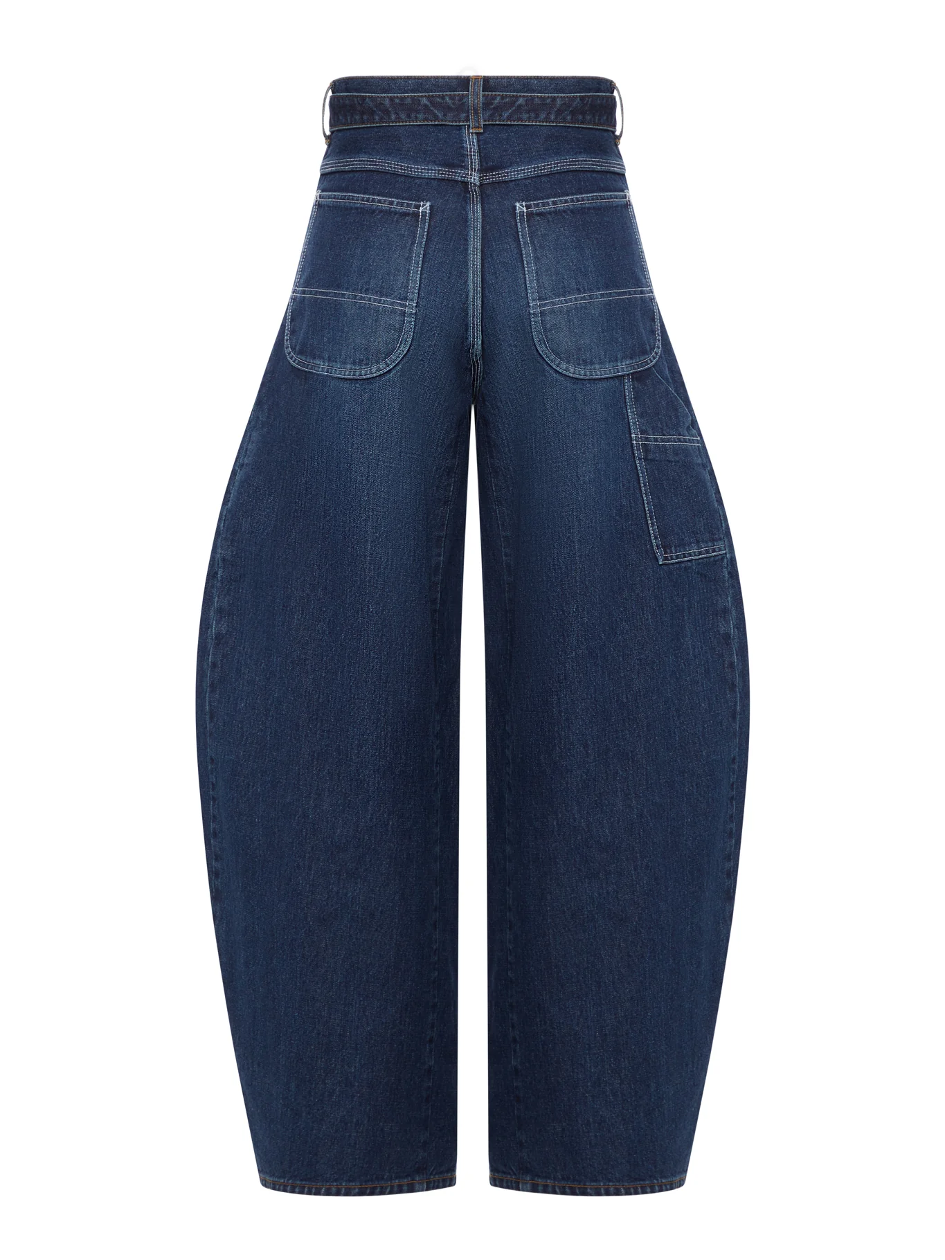WIDE LEG JEANS IN COTTON DENIM - Image 2