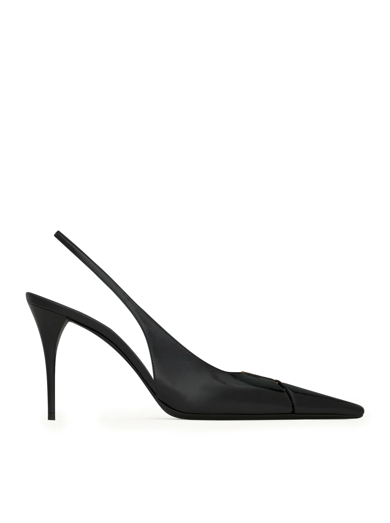 BABYLONE BRETEUIL OPEN BACK PUMP IN SMOOTH LEATHER
