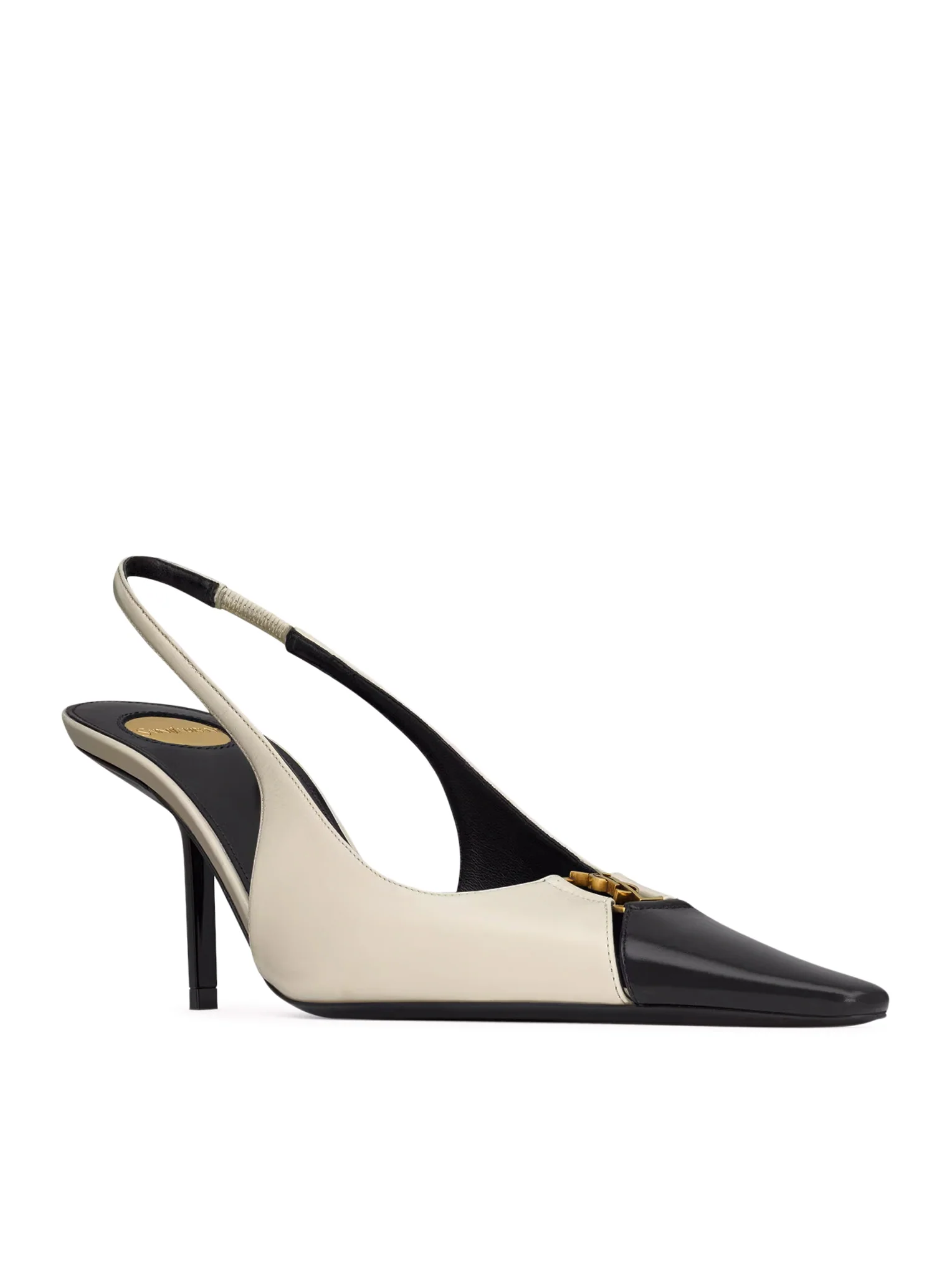 BABYLONE BRETEUIL SLINGBACK PUMPS IN SMOOTH LEATHER - Image 2
