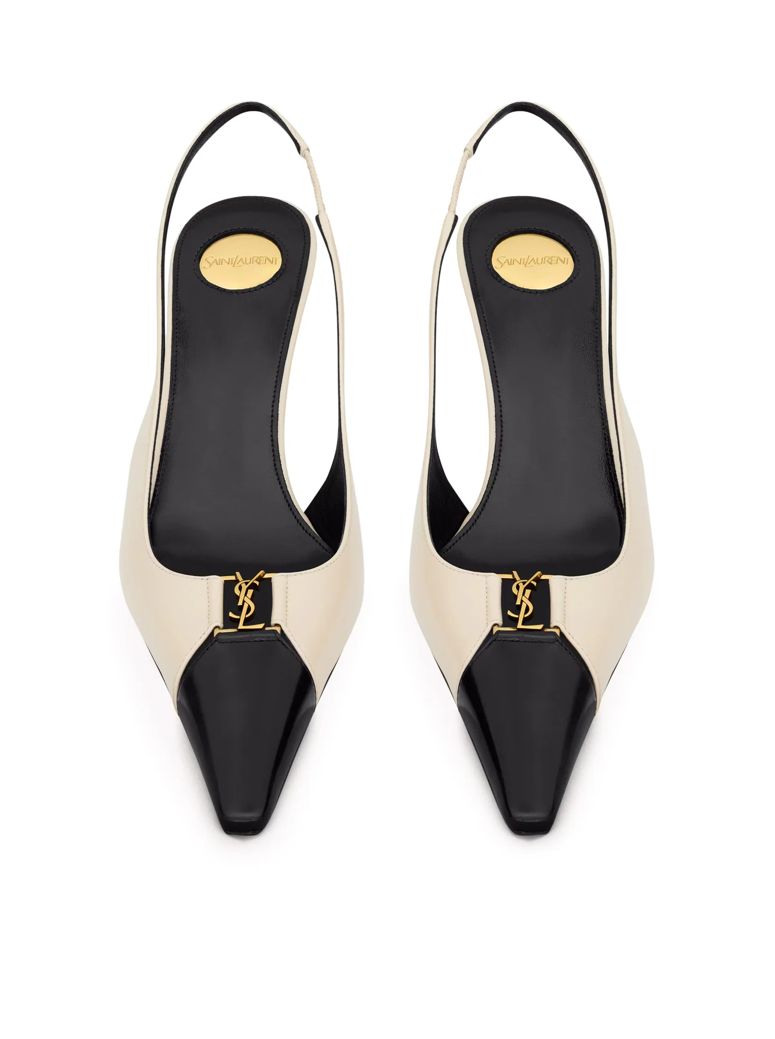 BABYLONE BRETEUIL SLINGBACK PUMPS IN SMOOTH LEATHER - Image 3