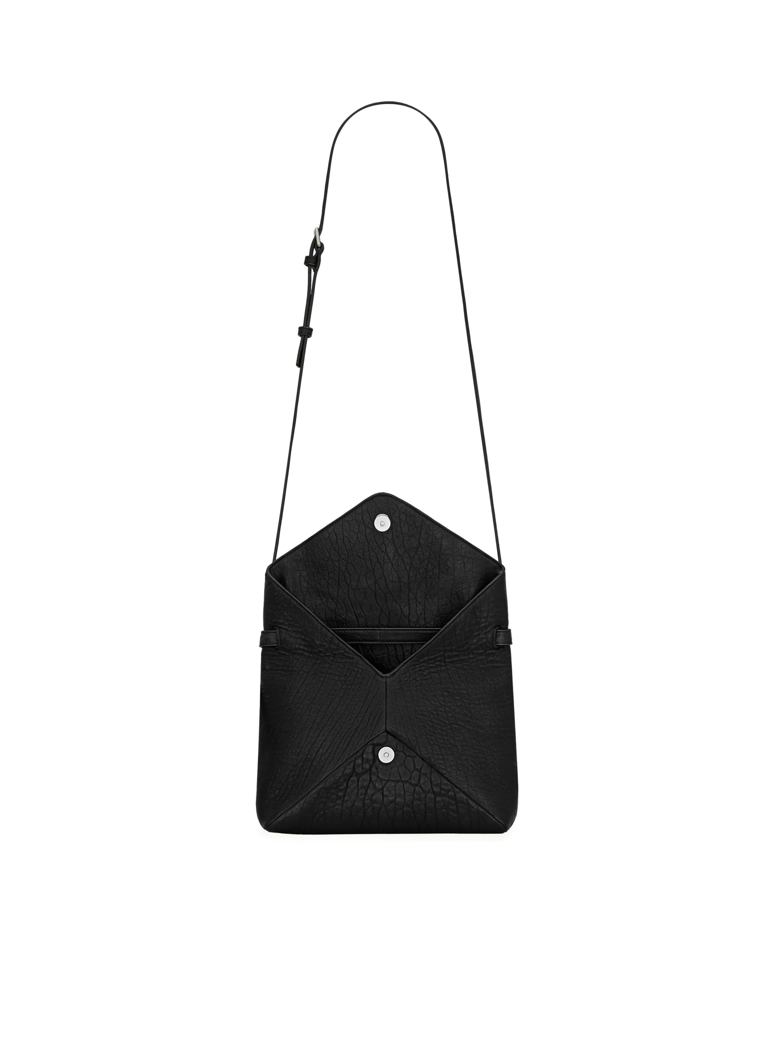 CASSANDRA LAMBSKIN MESSENGER ENVELOPE - Image 5