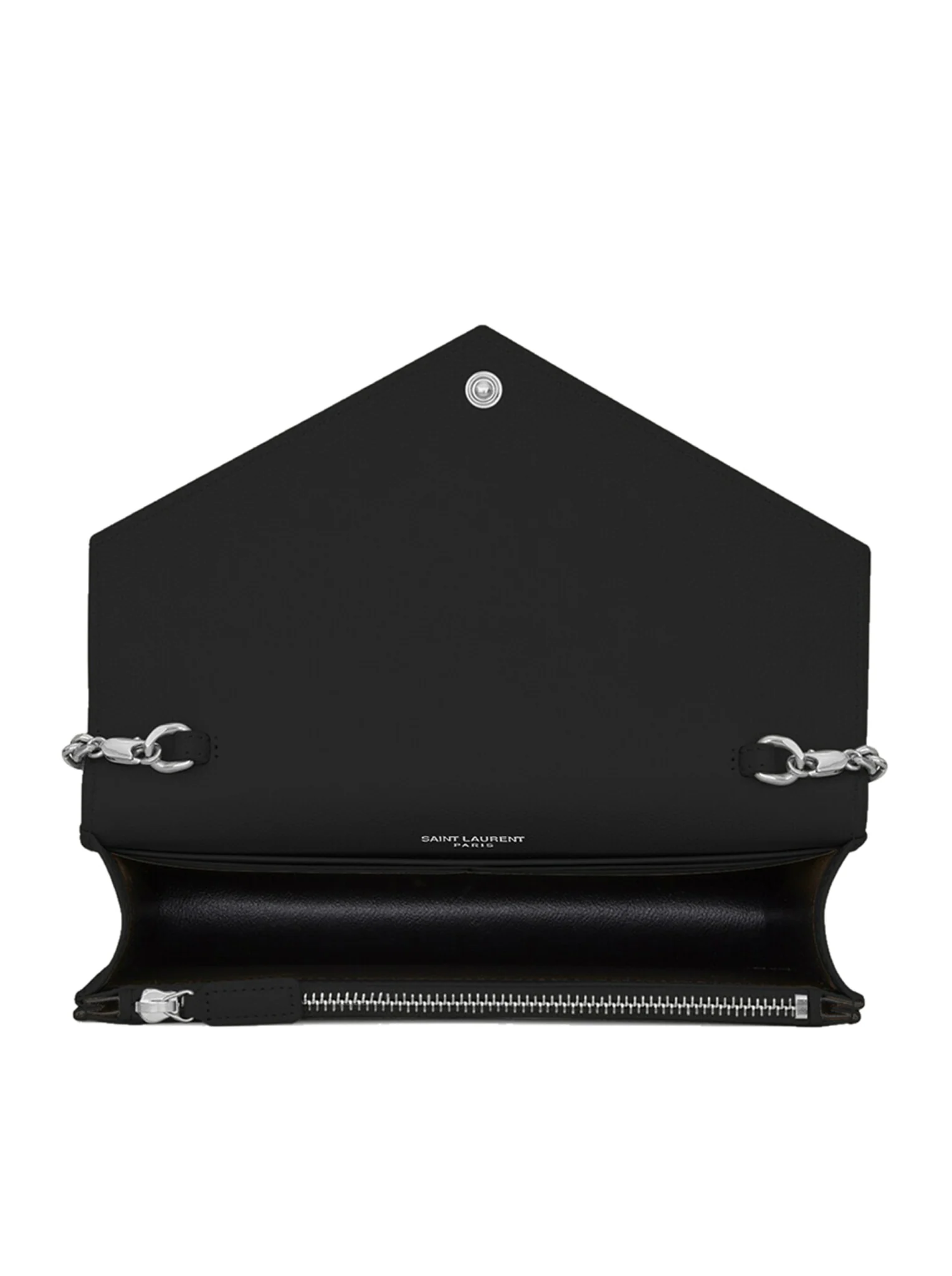 CLASSIC CASSANDRE CHAIN ENVELOPE CLUTCH IN GRAIN DE POUDRE LEATHER - Image 5