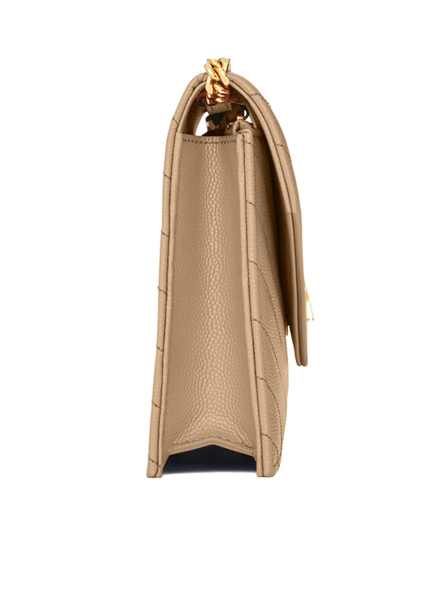 CASSANDRE MATELASSÉ ENVELOPE CHAIN WALLET IN GRAIN DE POUDRE EMBOSSED LEATHER - Image 3