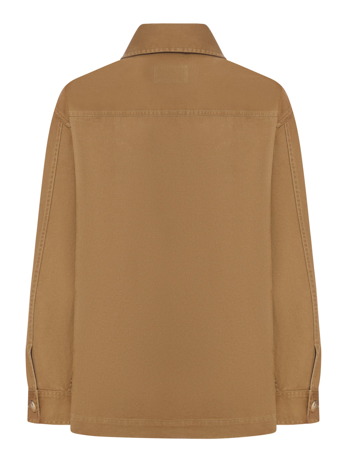 CASSANDRE OVERSHIRT IN COTTON AND LINEN GABARDINE - Image 2