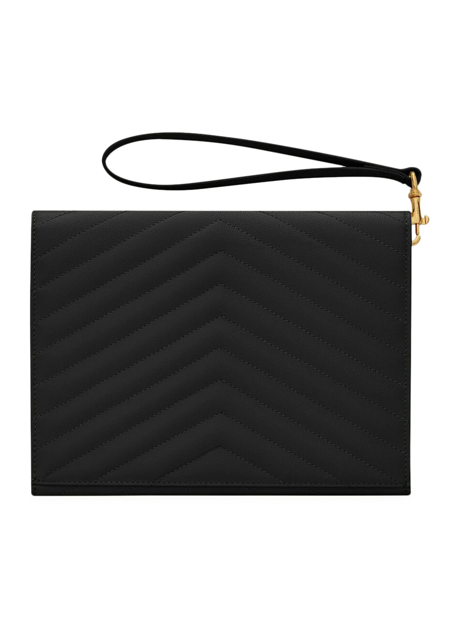 CASSANDRE QUILTED FLAP POUCH IN EMBOSSED POWDER GRAIN LEATHER QUILTED - Image 2