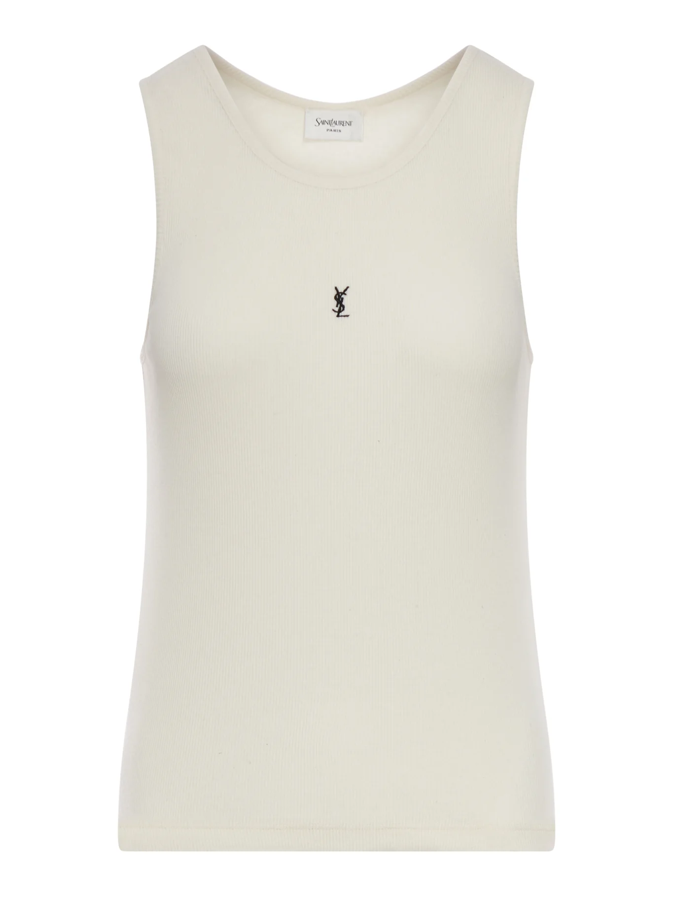 CASSANDRE TANK TOP IN RIBBED COTTON JERSEY