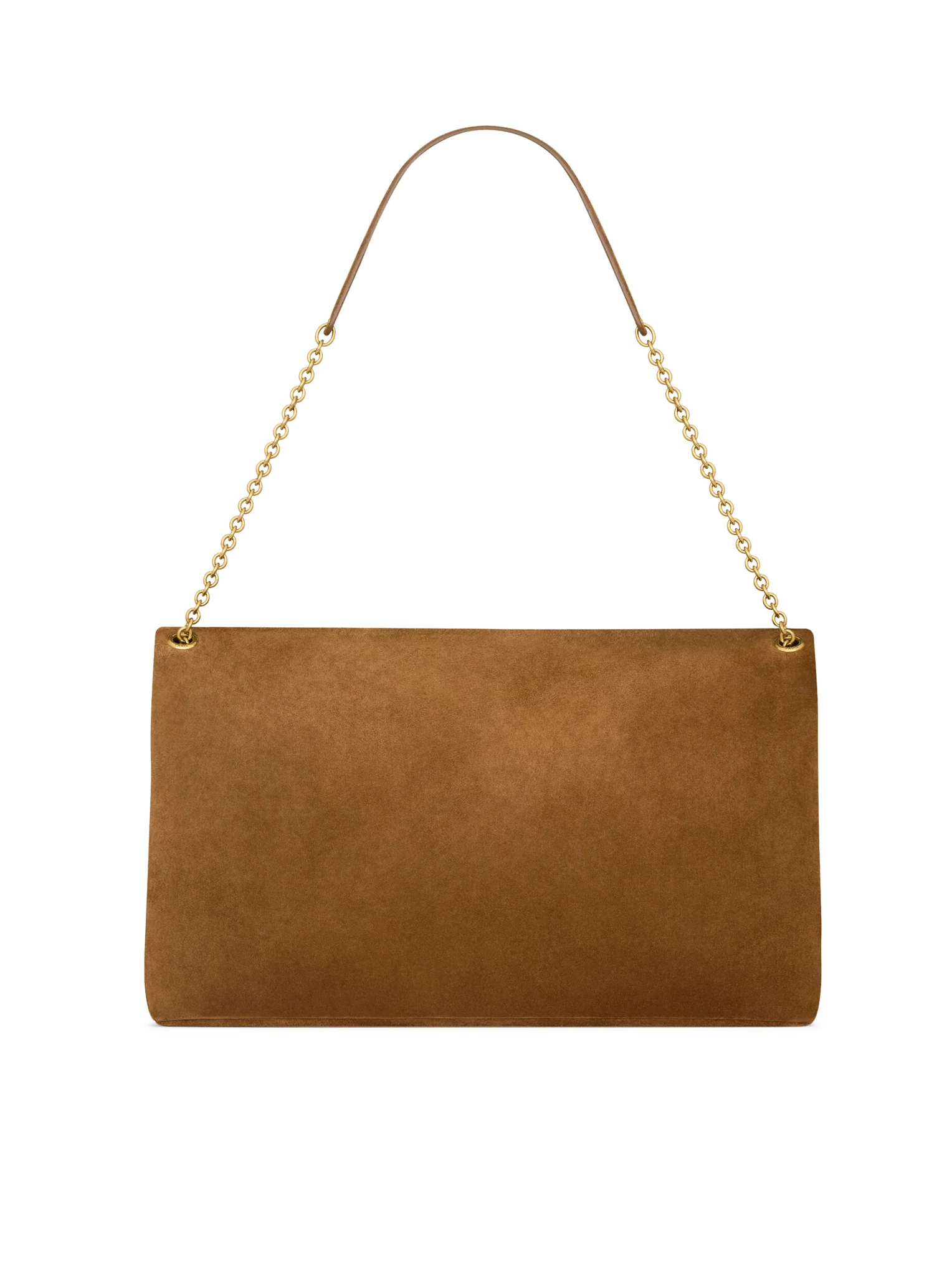 CASSANDRE XXL CLUTCH ON CHAIN IN SUEDE - Image 4