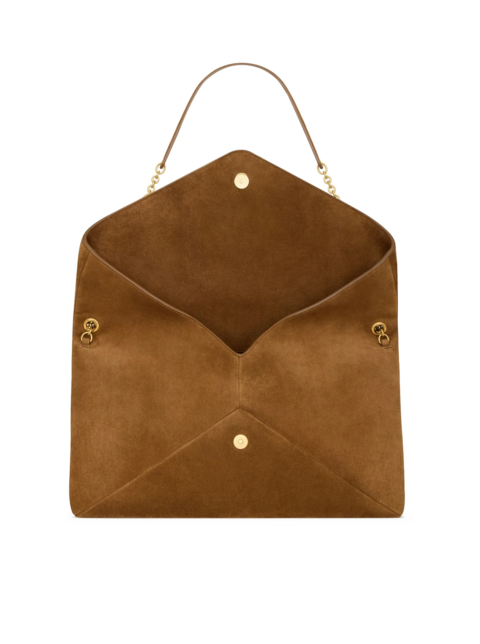 CASSANDRE XXL CLUTCH ON CHAIN IN SUEDE - Image 6